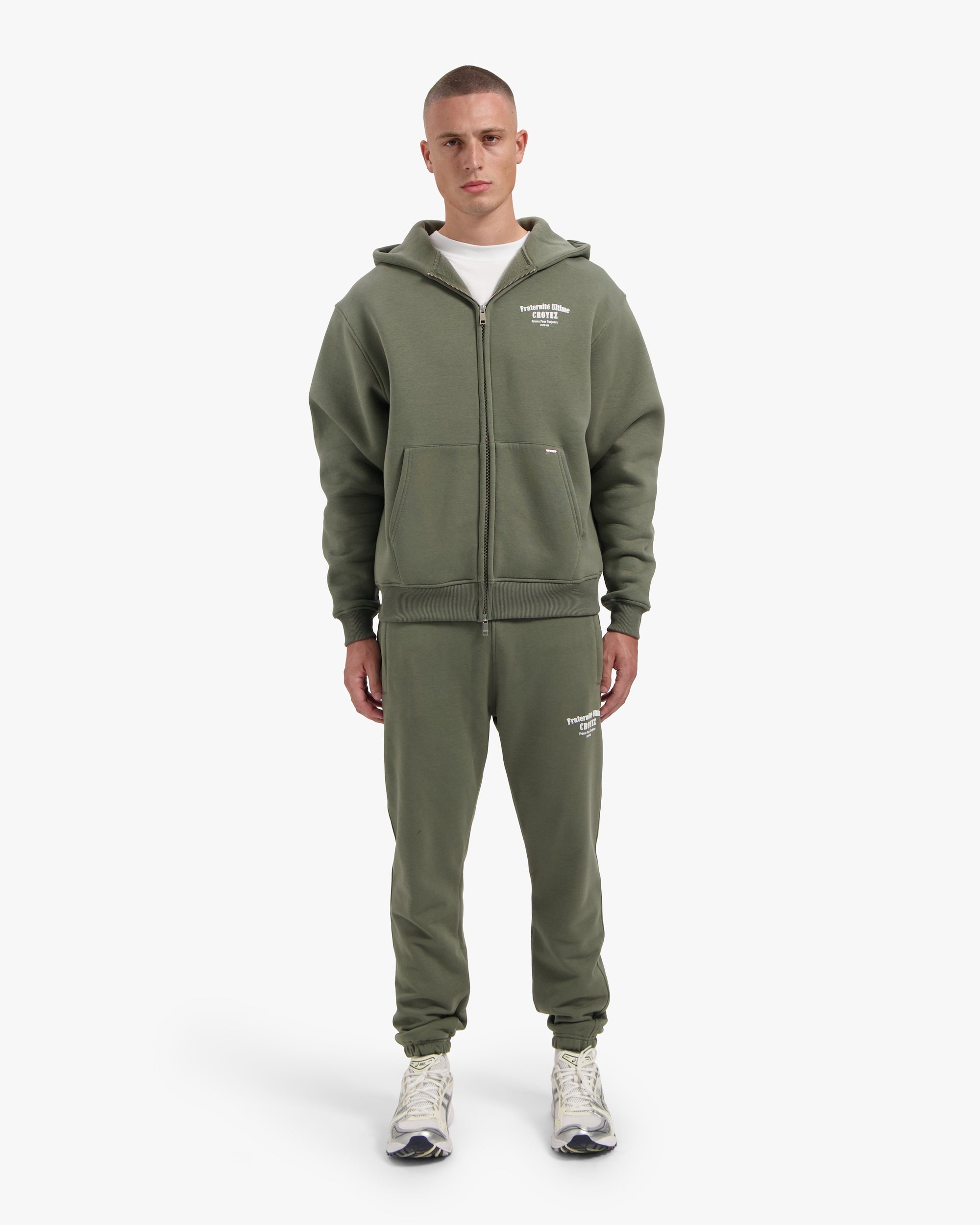 Croyez Fraternite Sweatpants- Dusty Olive