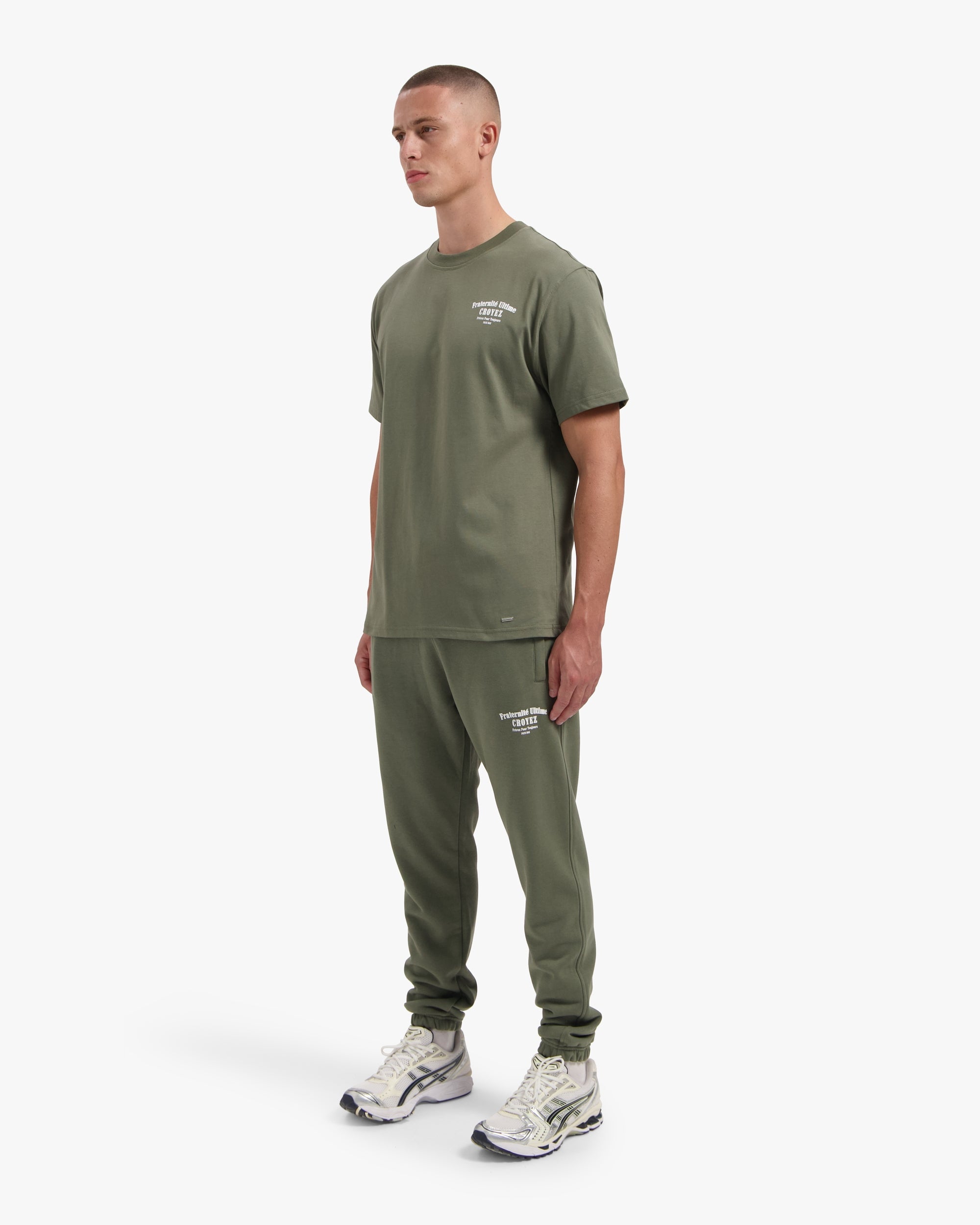 Croyez Fraternite T-shirt- Dusty Olive