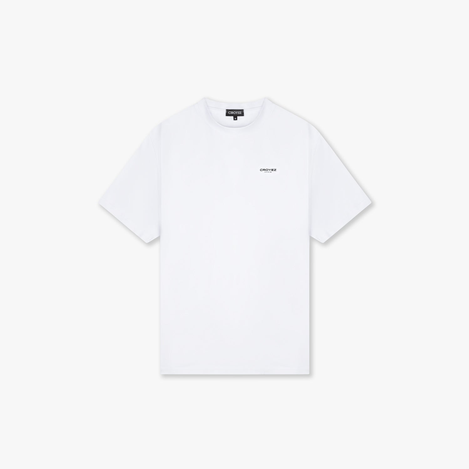 Croyez Basic T-Shirt Wit - Zwart
