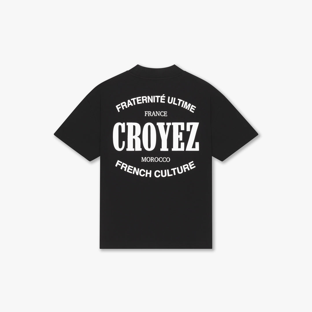 Croyez Stamp T-shirt- Black
