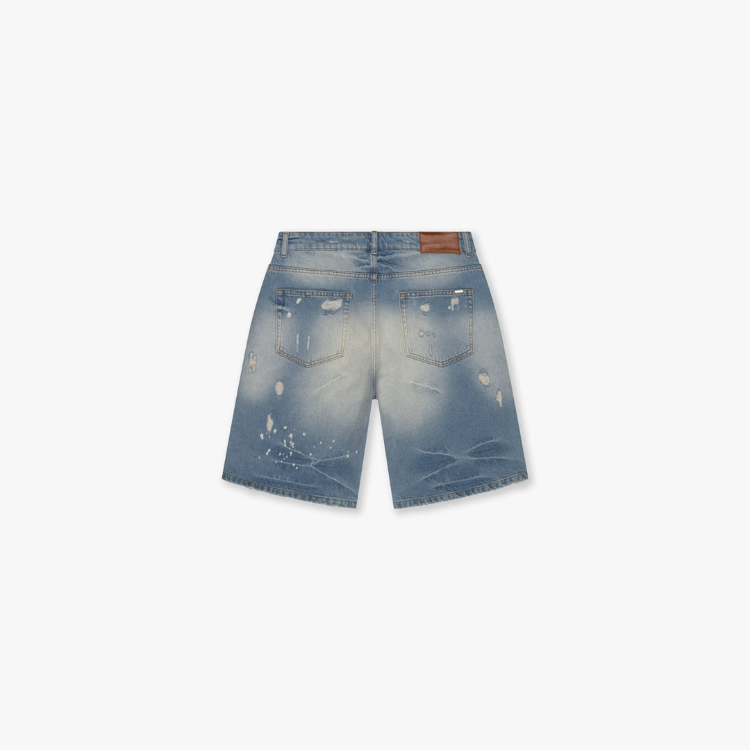 Croyez CD2 Washed Denim Short- Light Blue