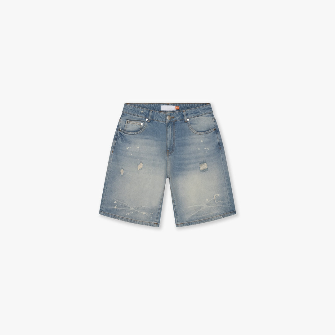Croyez CD2 Washed Denim Short- Light Blue
