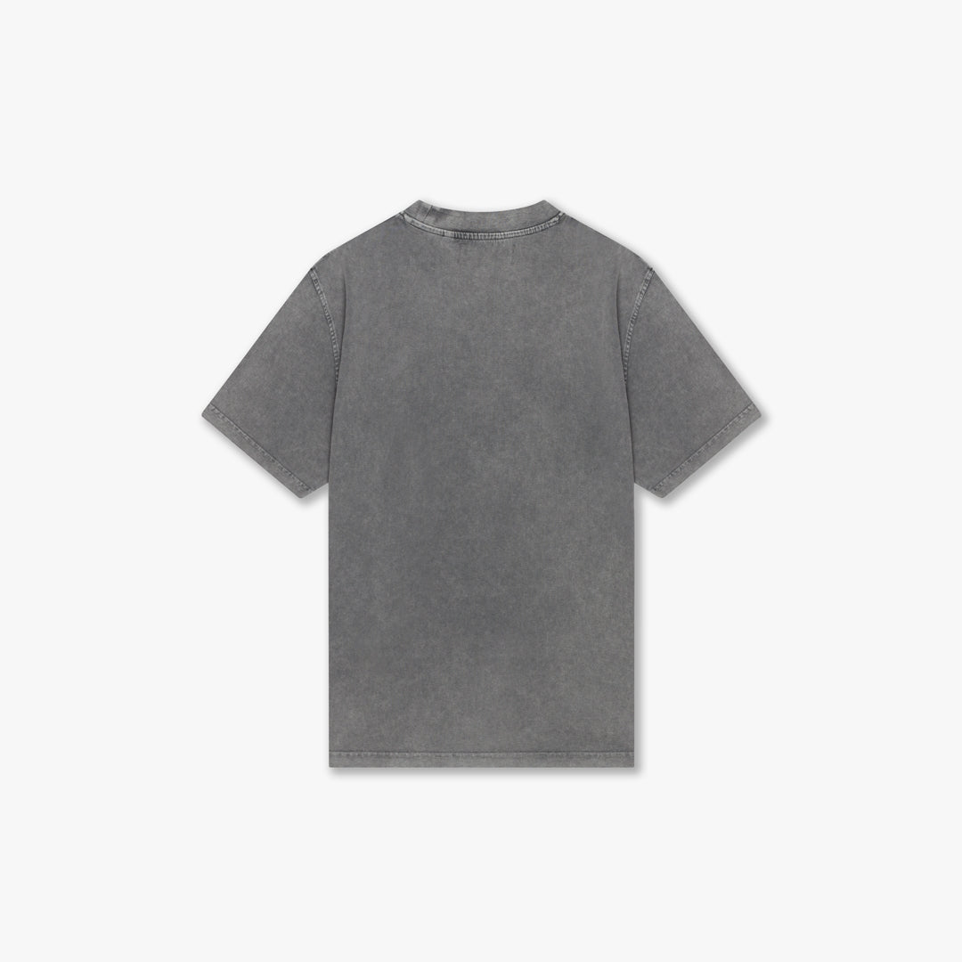 Croyez Cut Out Heart T-shirt- Acid Wash