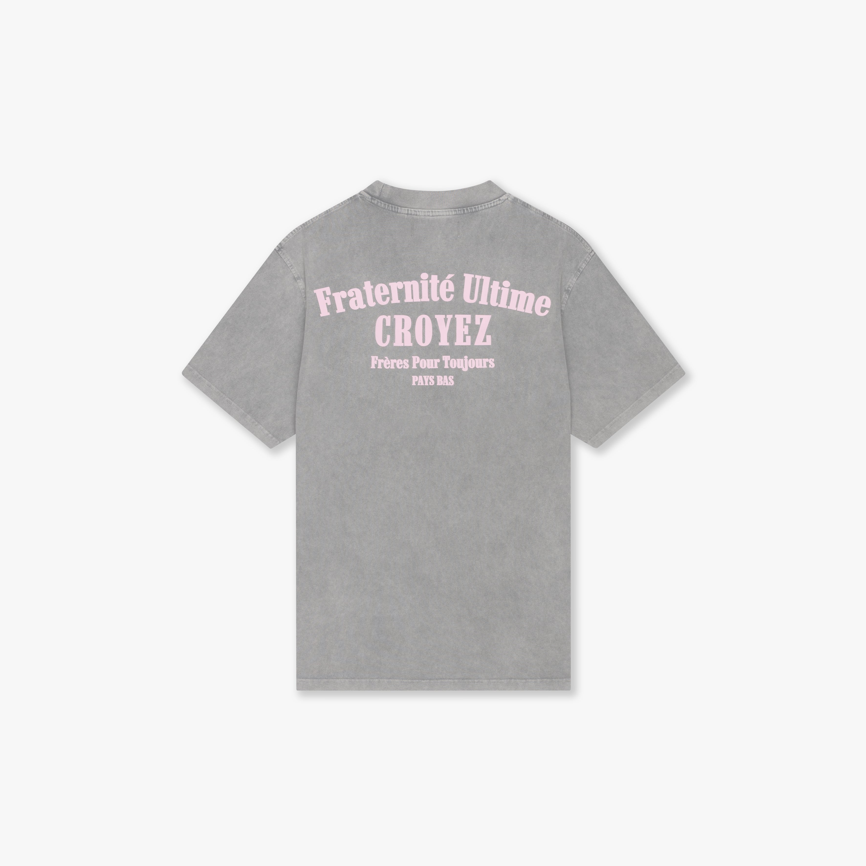 Croyez Fraternité  T-shirt- Acid Wash