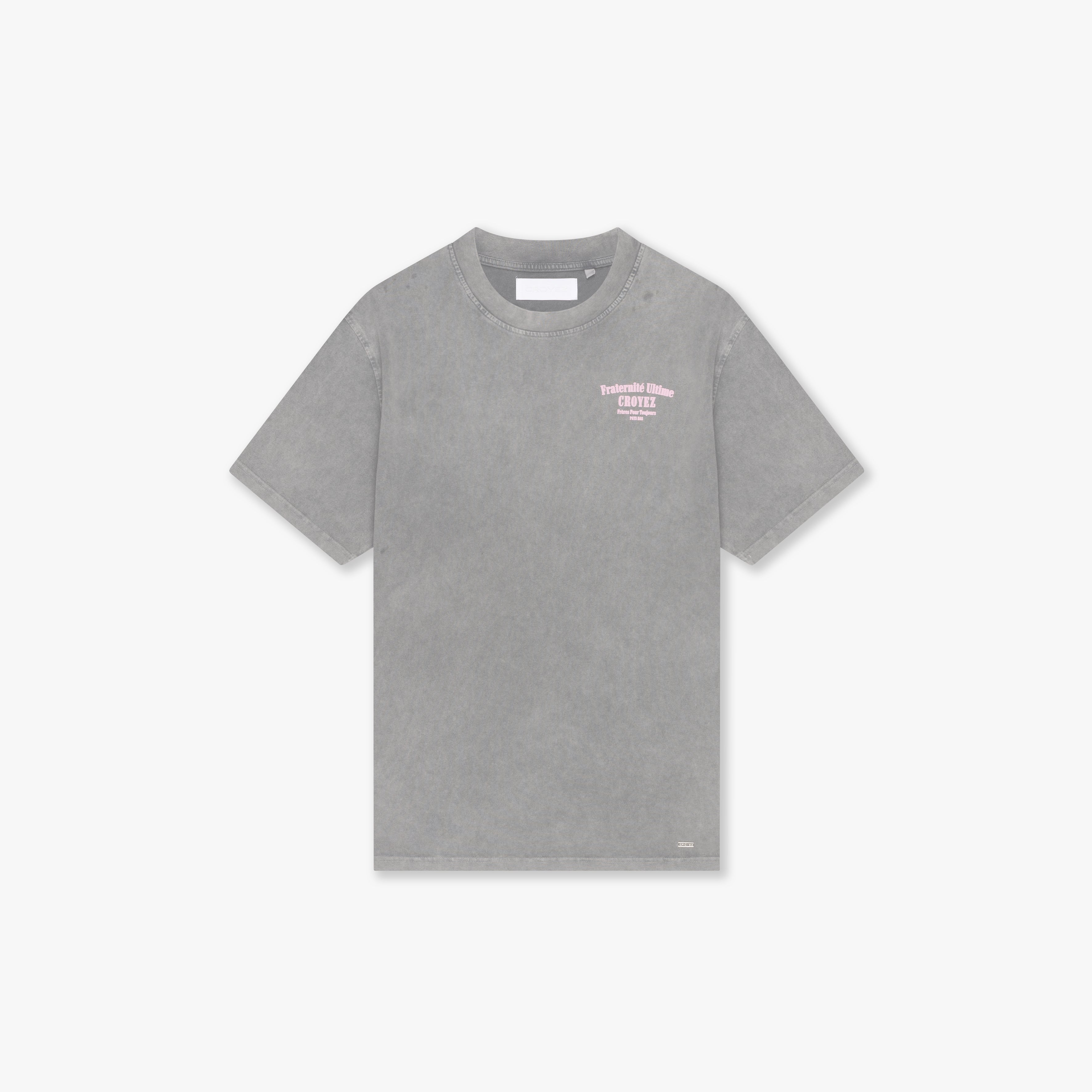 Croyez Fraternité  T-shirt- Acid Wash