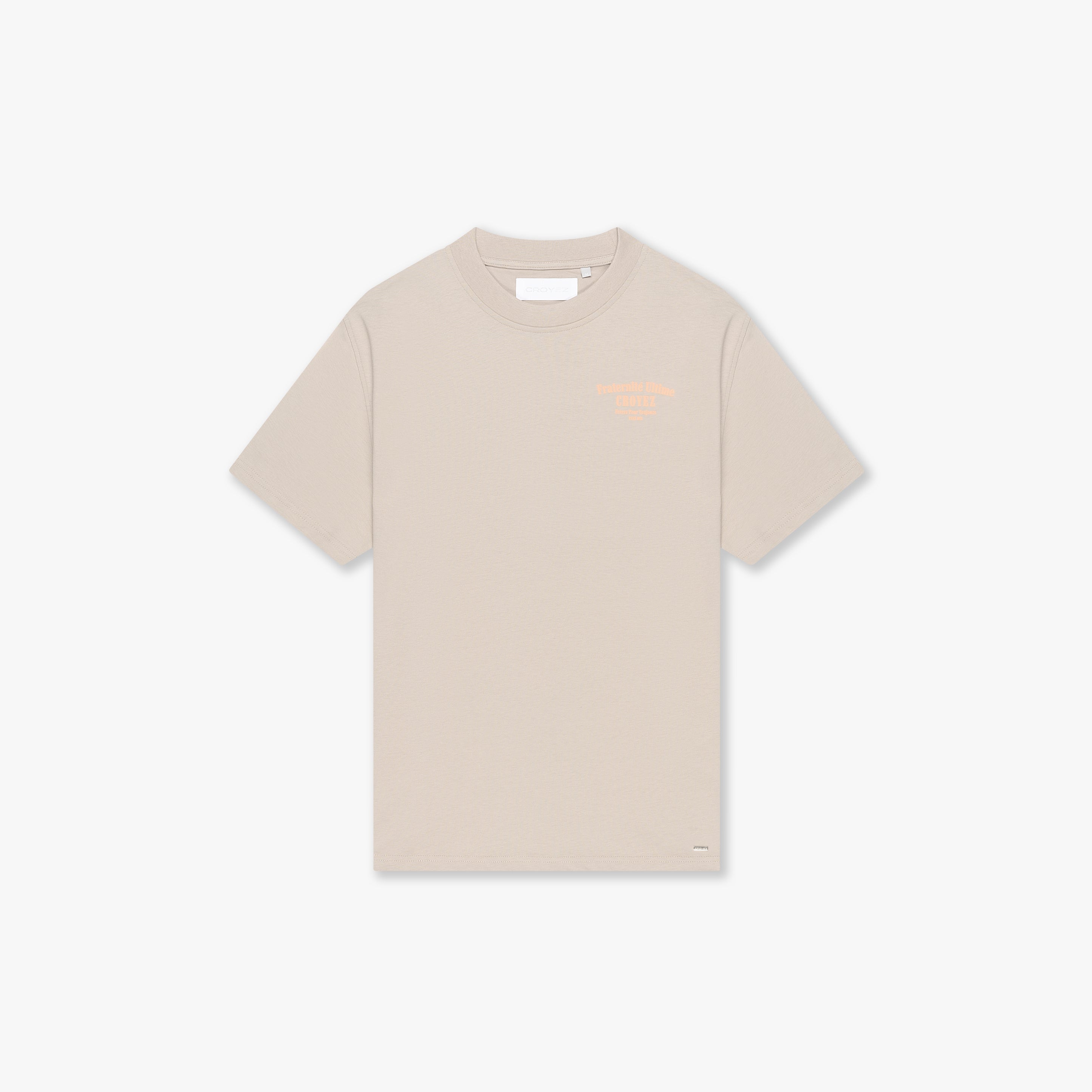 Croyez Fraternité  T-shirt- Stone/Orange