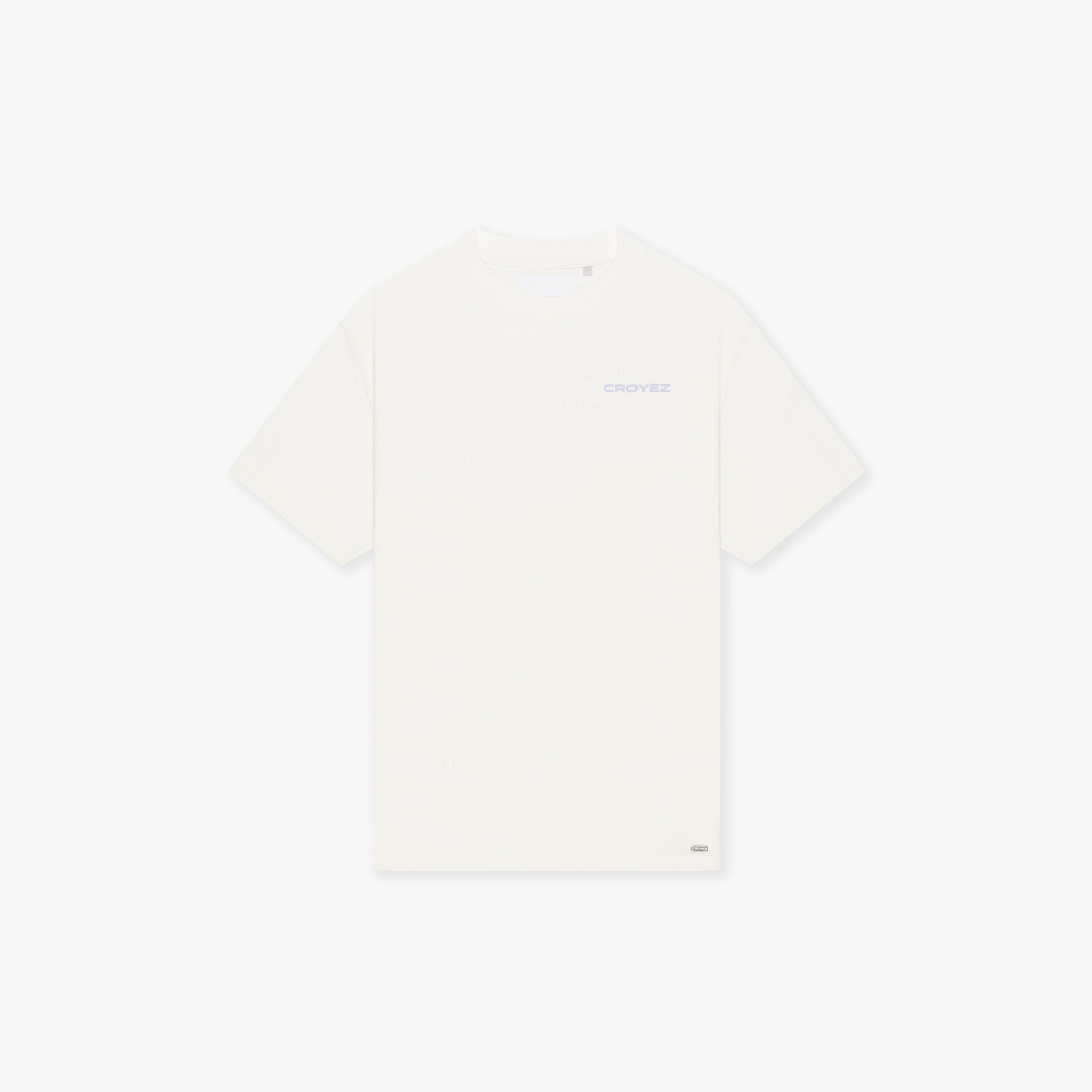 Croyez Artwork T-Shirt- Off White/Lilac