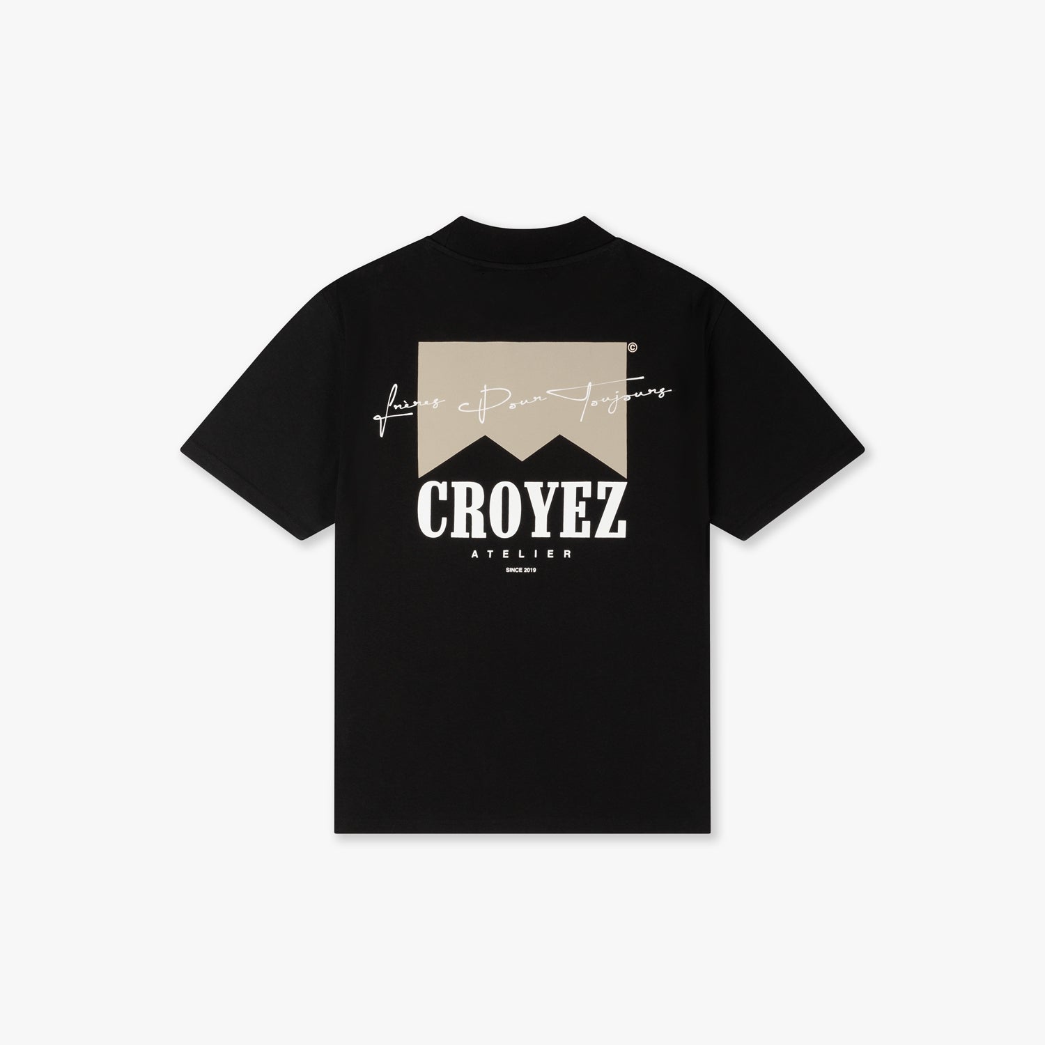 Croyez Fumes T-shirt- Black