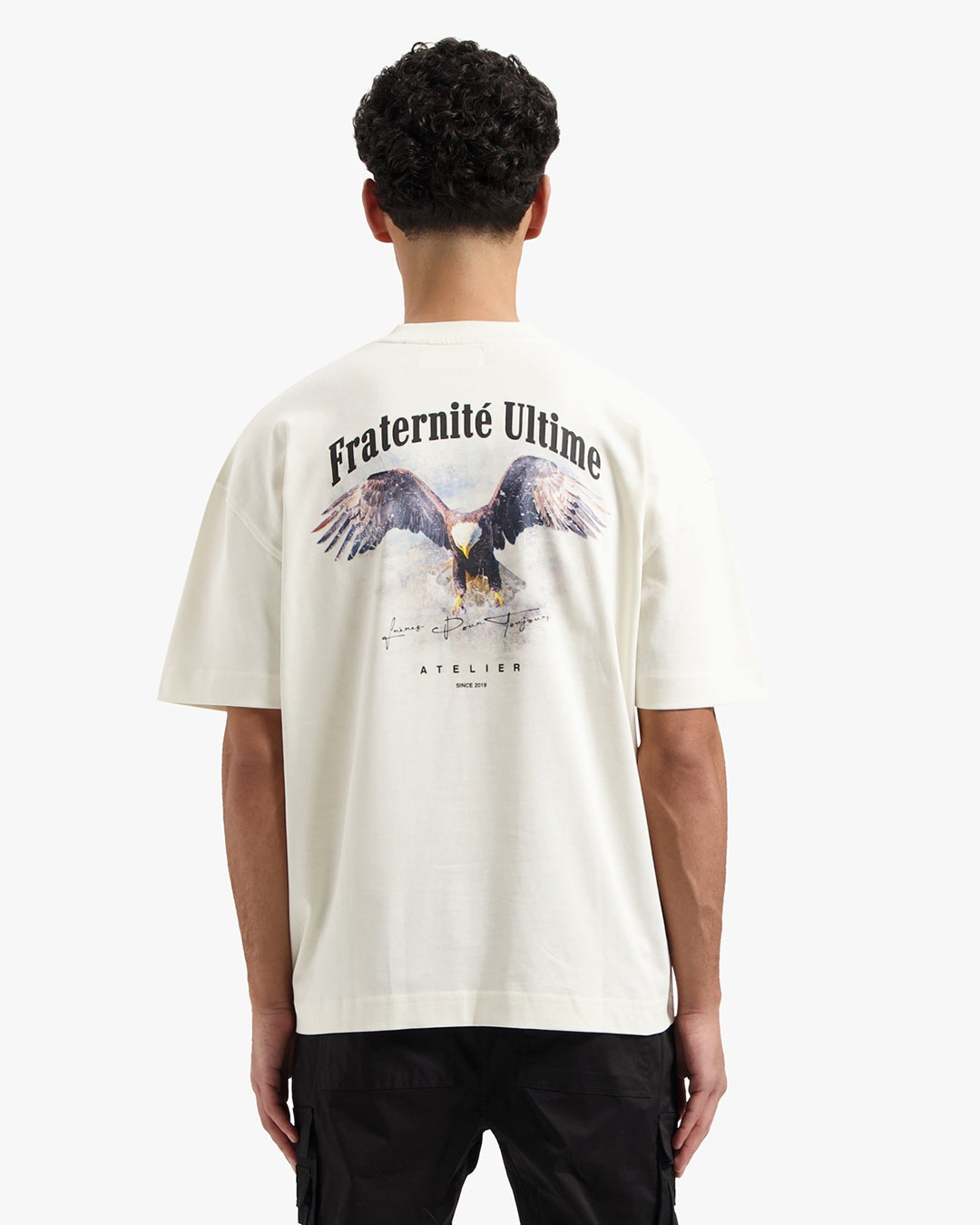 Croyez Vintage Eagle T-shirt- Off White