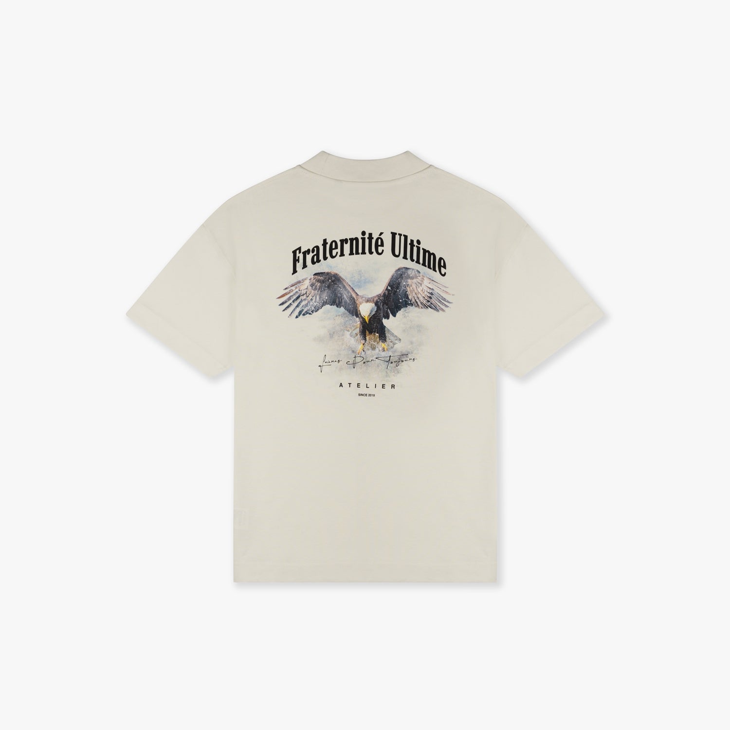 Croyez Vintage Eagle T-shirt- Off White