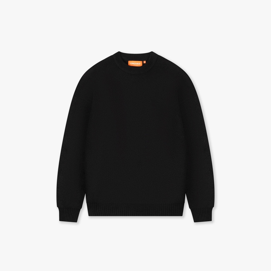 Croyez Gallery Knit Sweater- Black