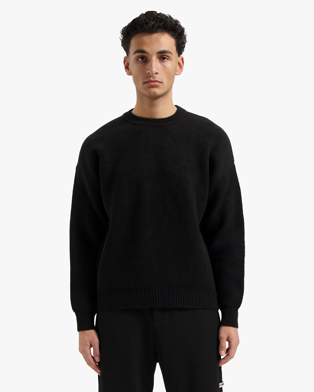 Croyez Gallery Knit Sweater- Black