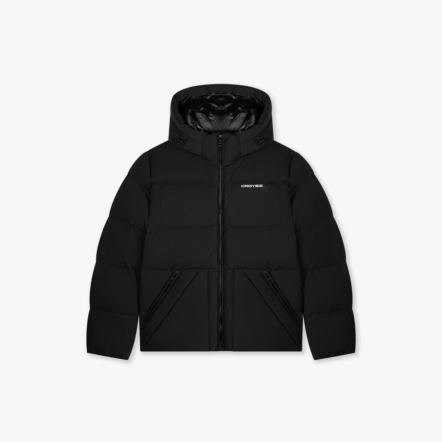 Croyez Down Puffer Jacket- Black