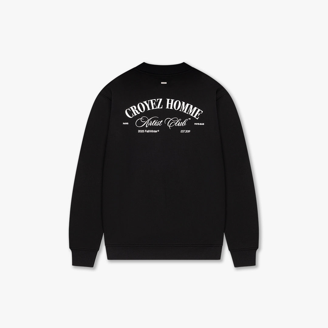 Croyez Artist Club Sweater- Black