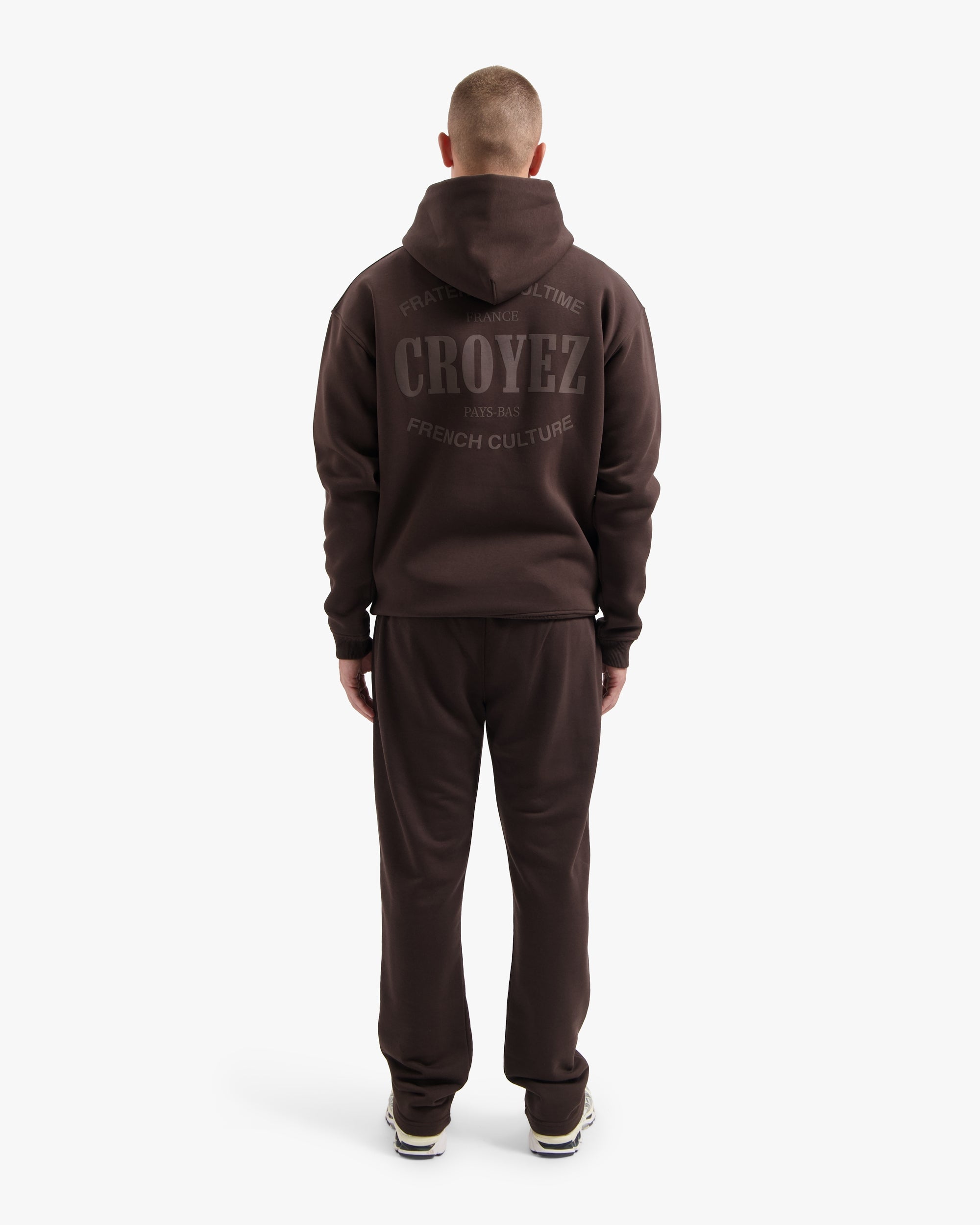 Croyez Stamp Hoodie - Brown