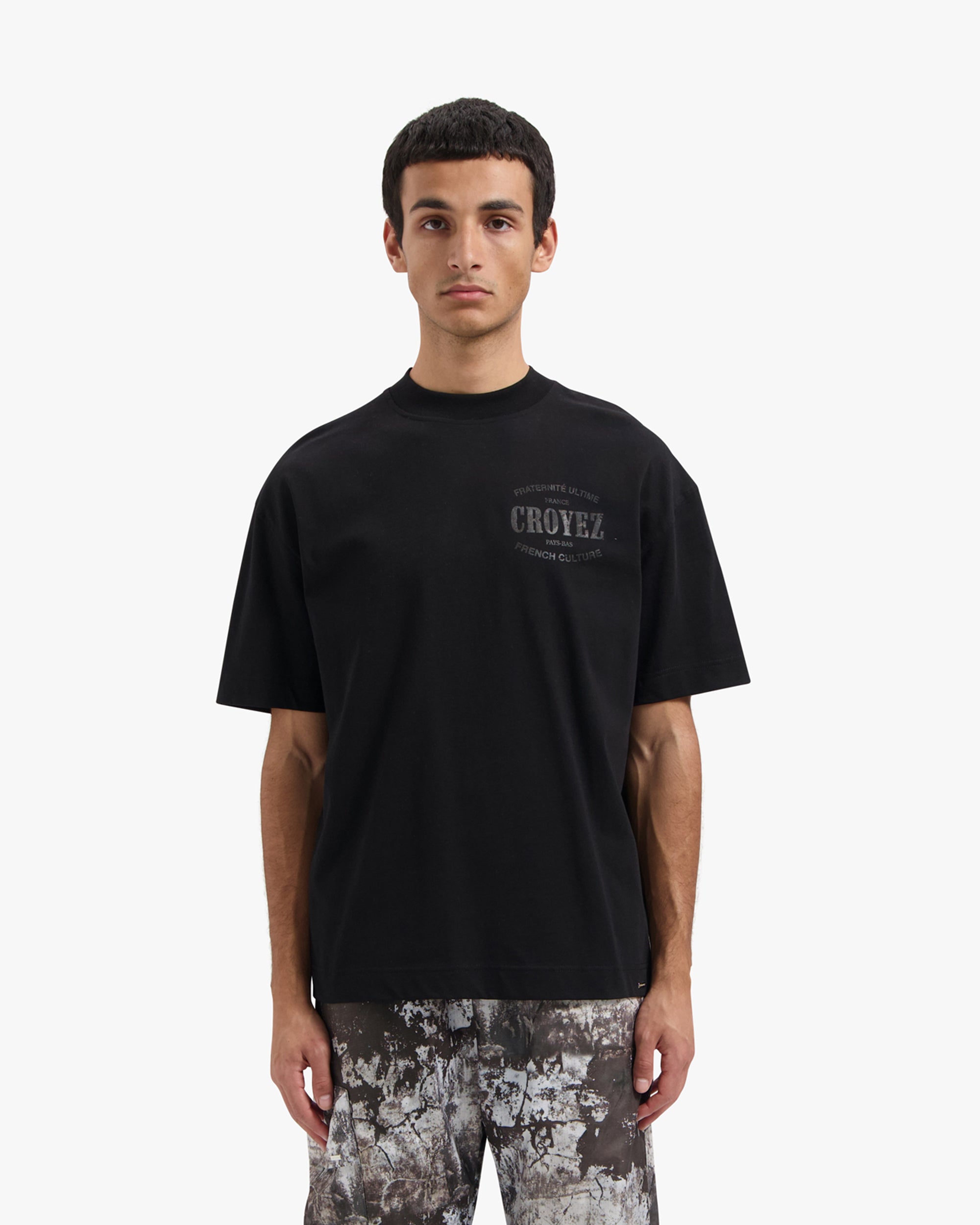 Croyez Stamp T-Shirt- Black