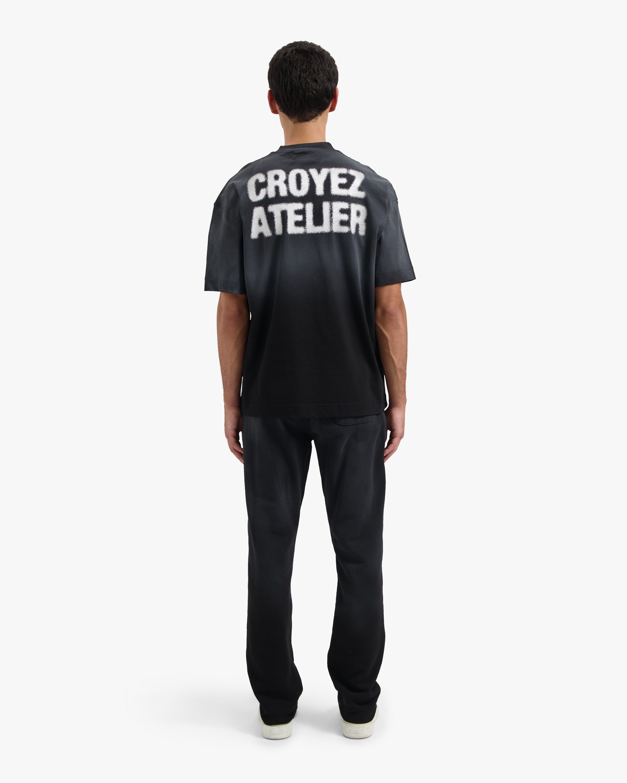 Croyez Sprayed Atelier T-Shirt- Black