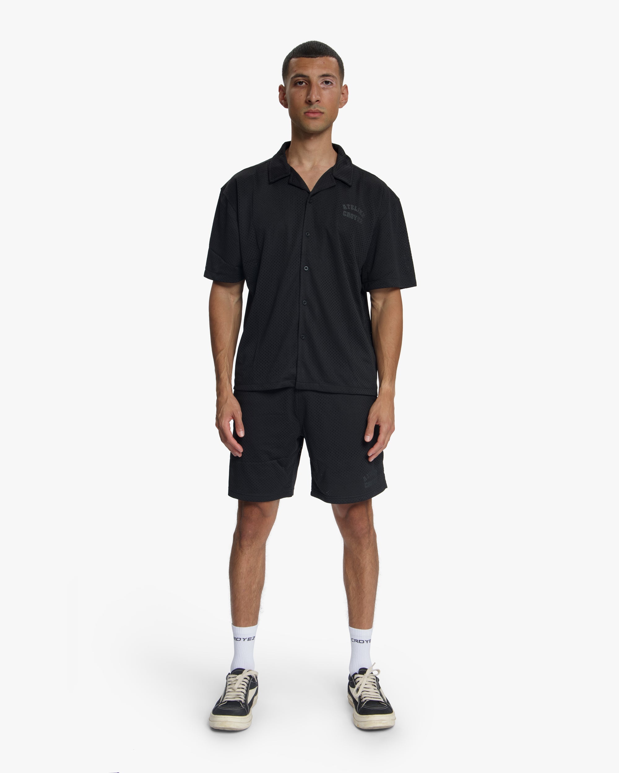 Croyez Mesh Atelier Shirt- Black