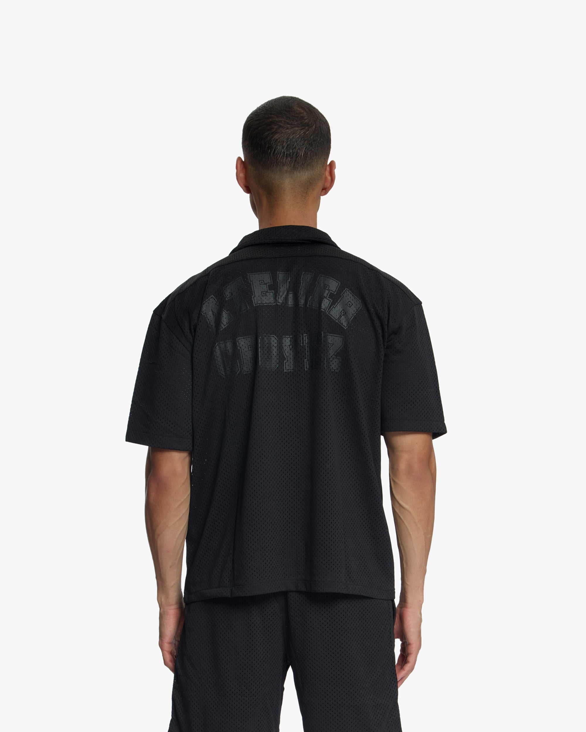 Croyez Mesh Atelier Shirt- Black