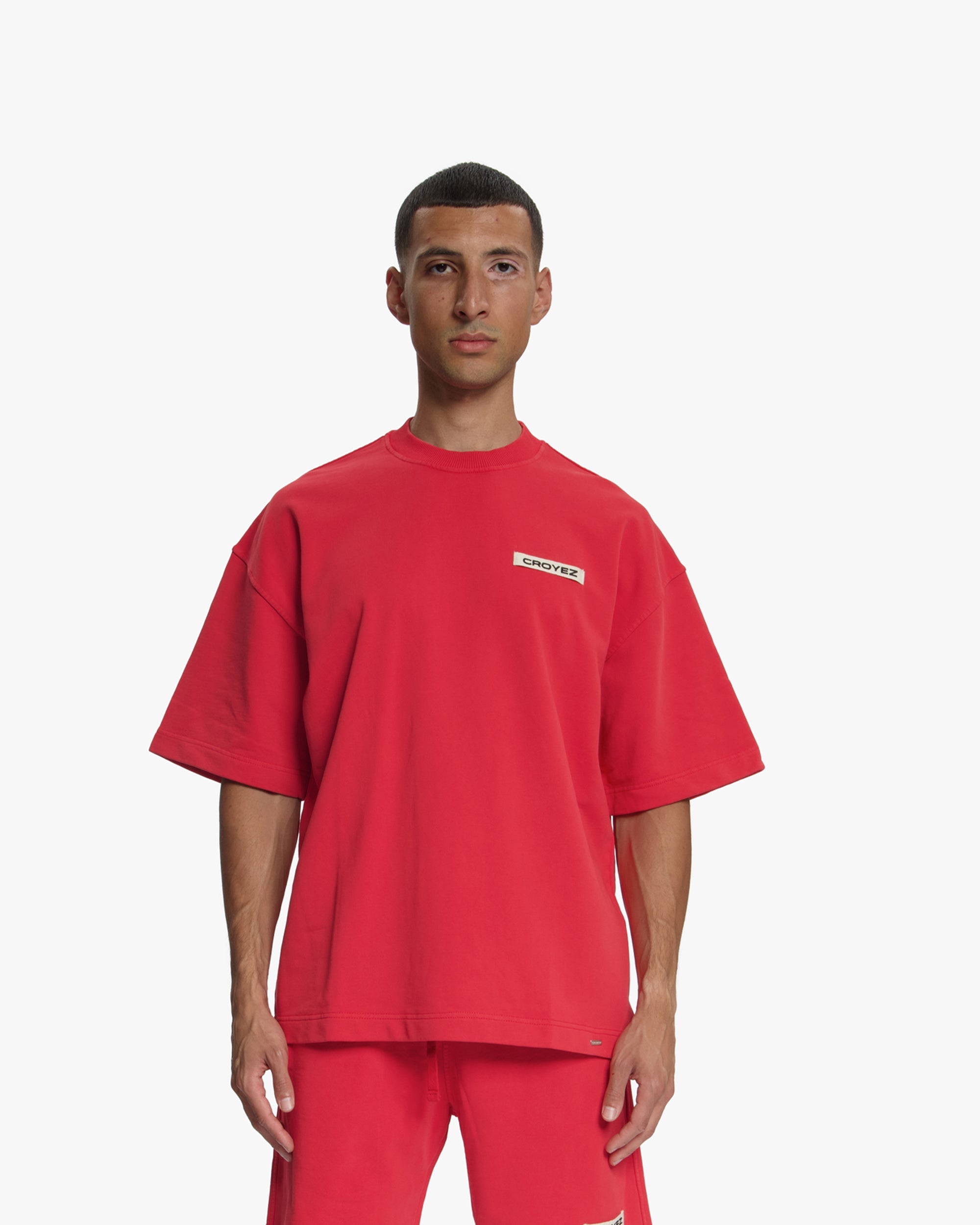Croyez Garment Dye T-Shirt- Red