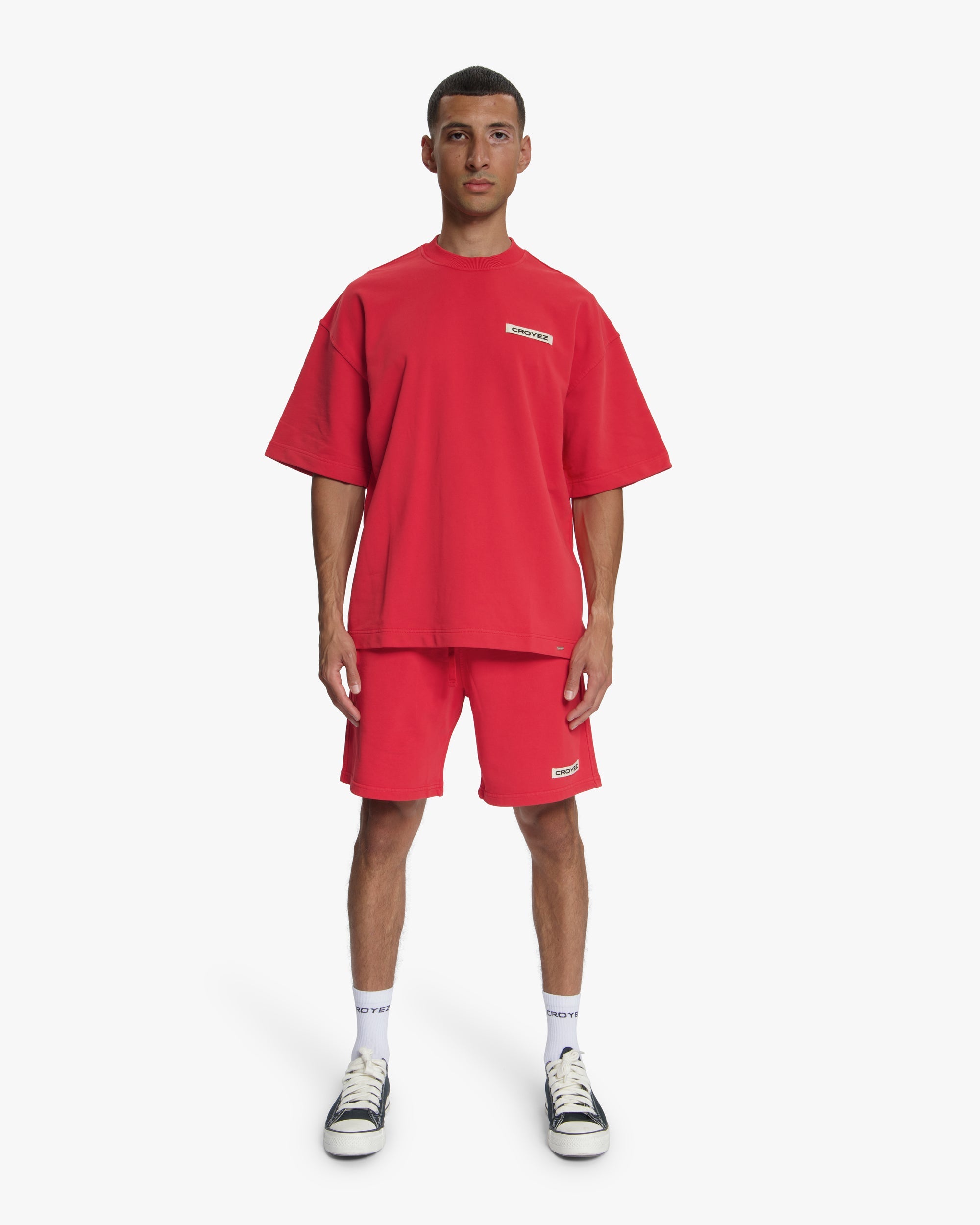 Croyez Garment Dye T-Shirt- Red