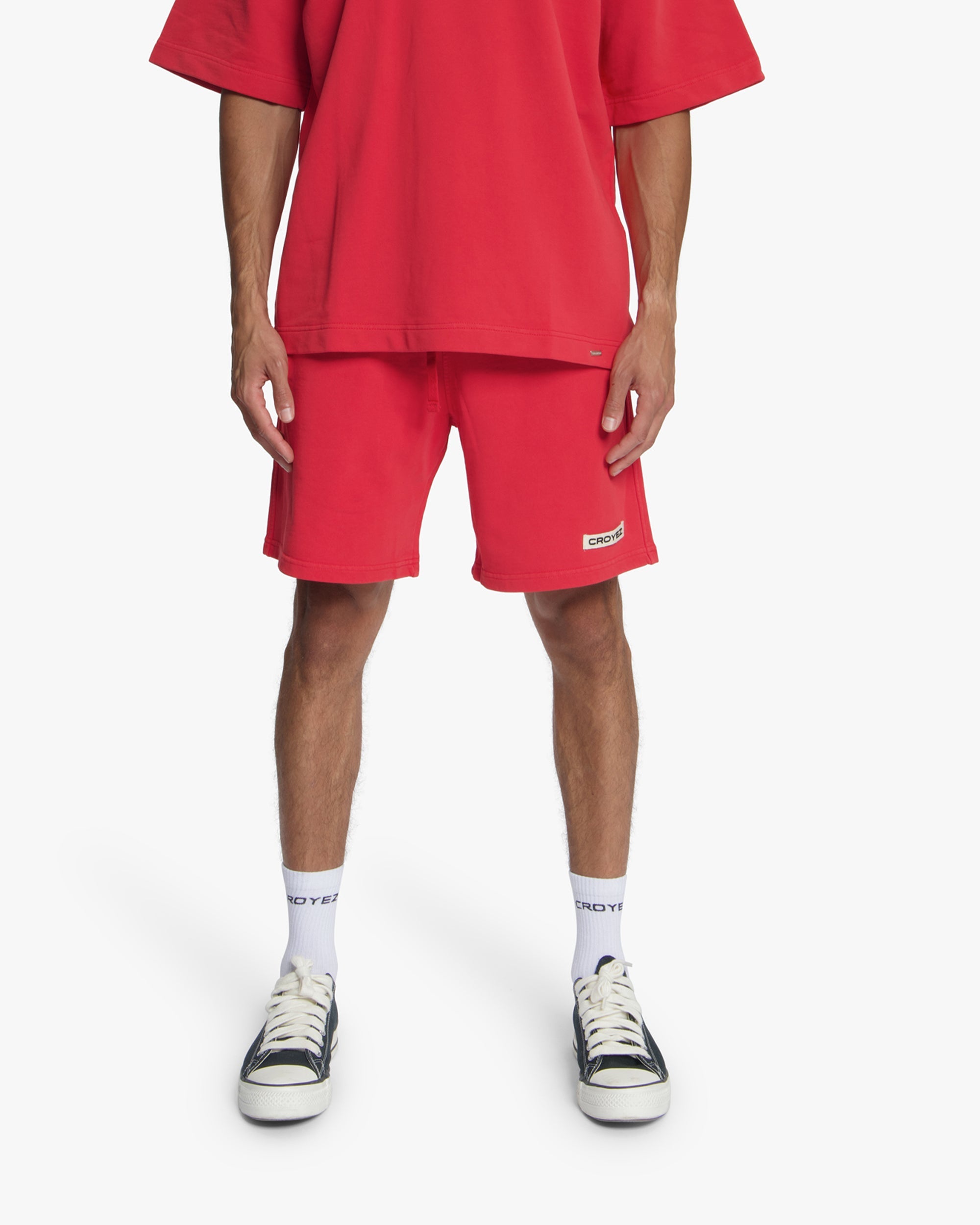 Croyez Garment Dye Short- Red