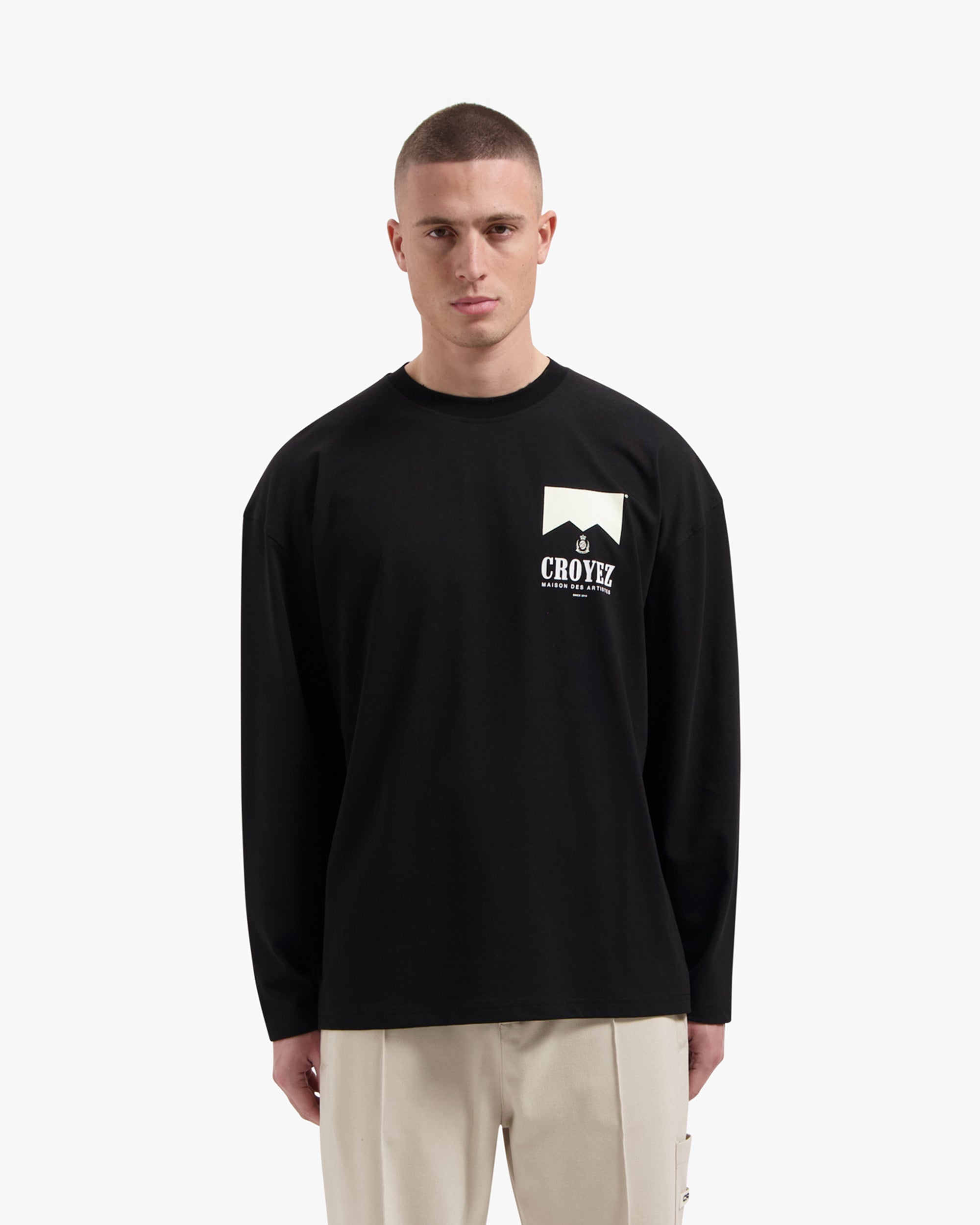 Croyez Maison Fumes Longsleeve- Black