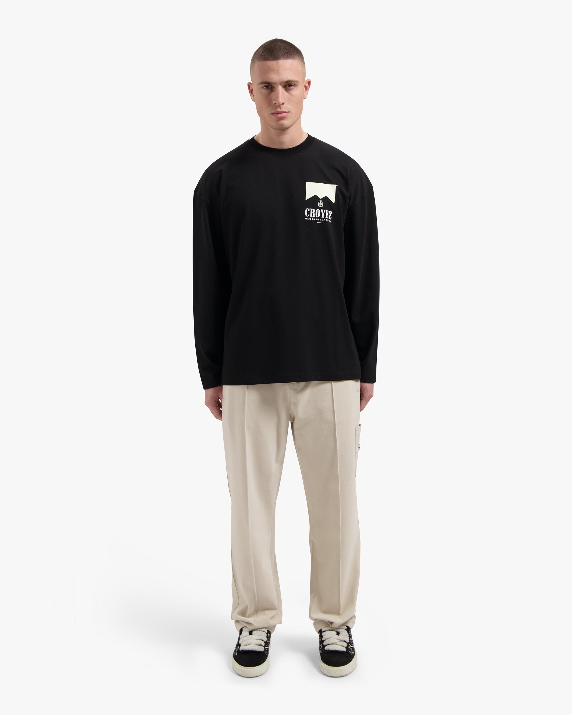 Croyez Maison Fumes Longsleeve- Black