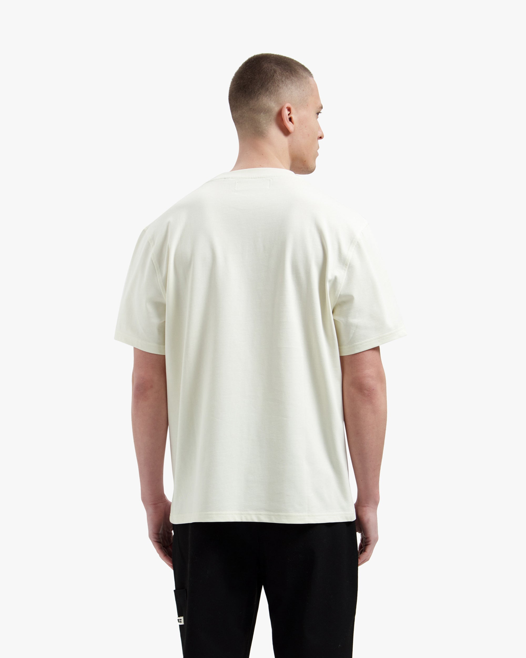 Croyez Etiquette T-Shirt- Off-White