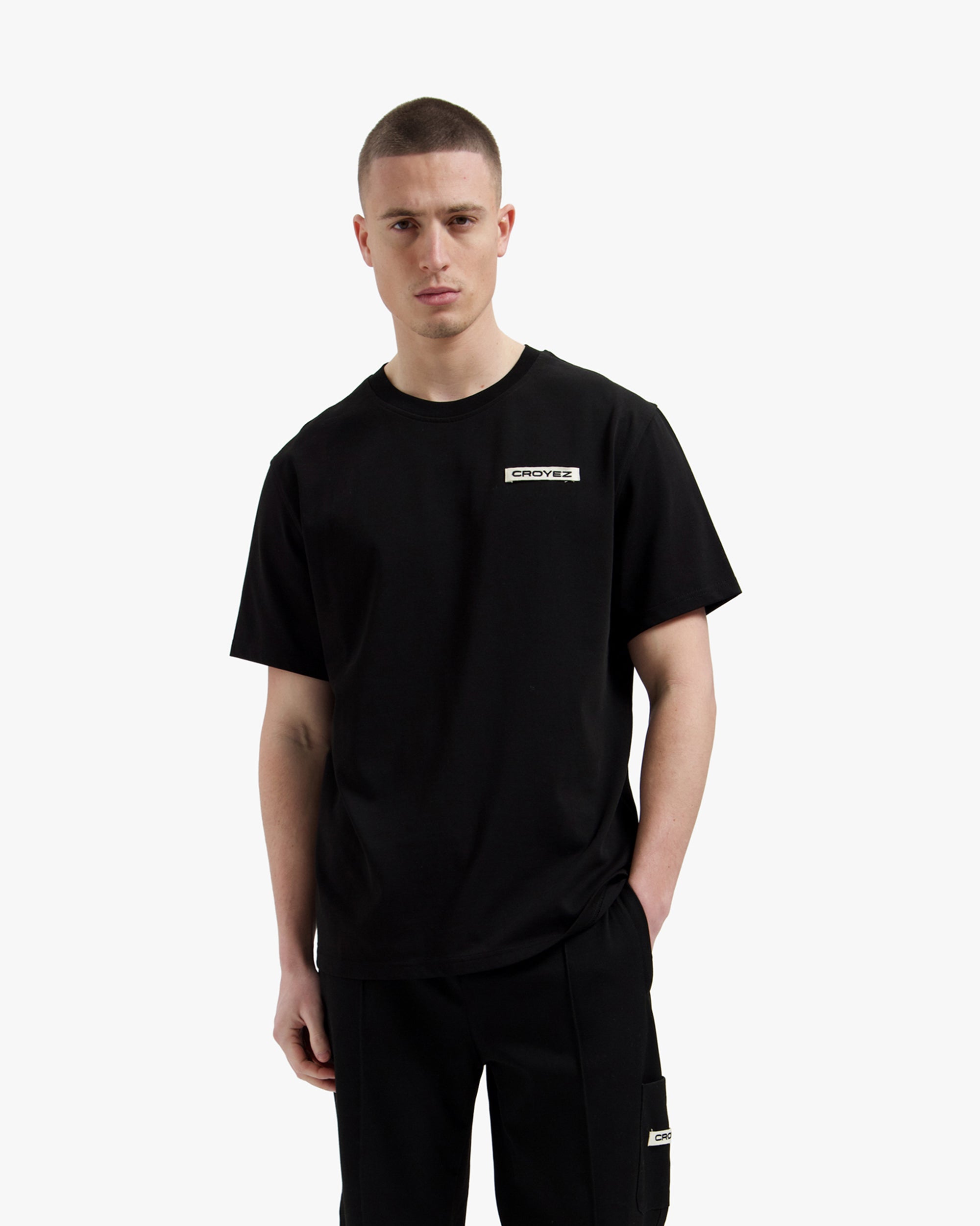Croyez Etiquette T-Shirt- Black
