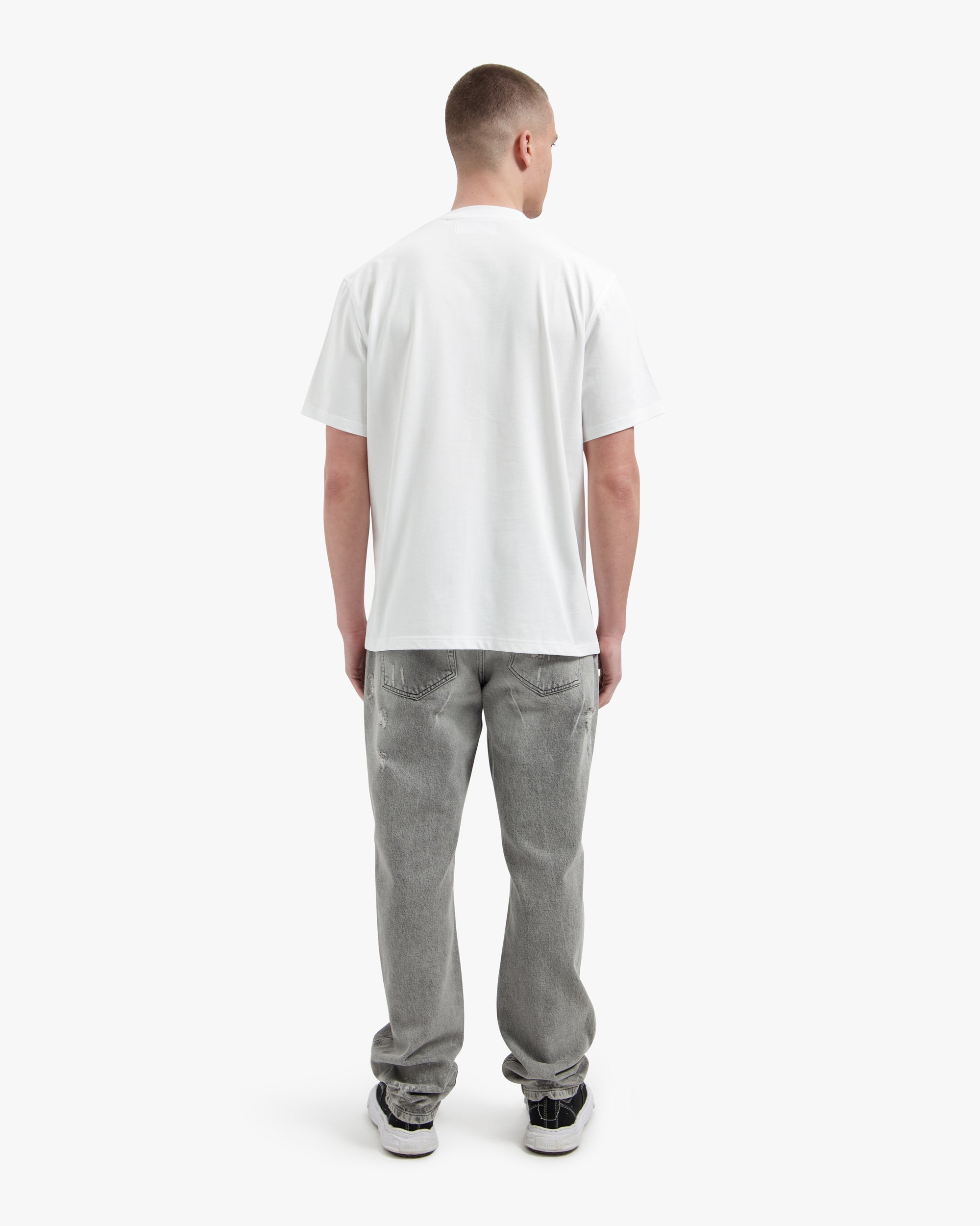 Croyez Etiquette T-Shirt- Off-White