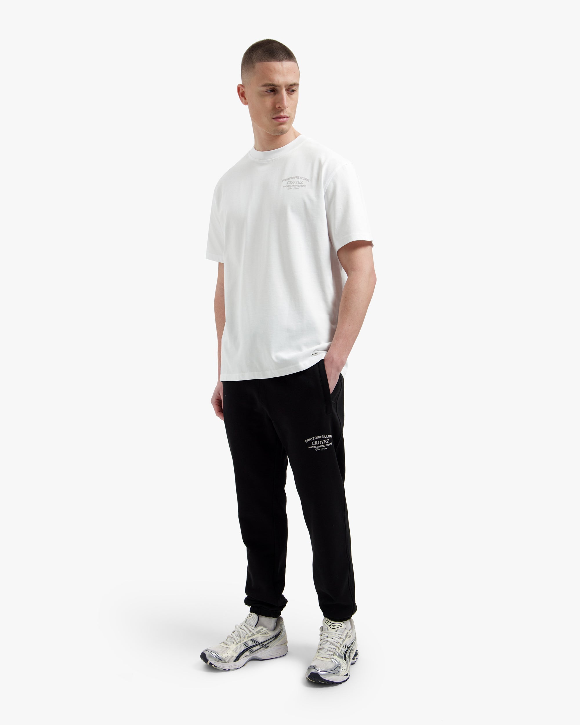 Croyez Original Fraternite T-Shirt- Off-White