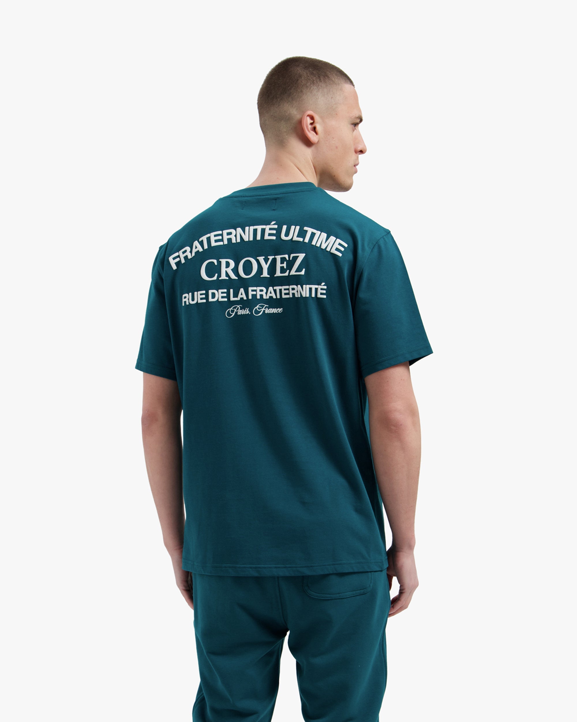 Croyez Original Fraternite T-Shirt- Dark Teal