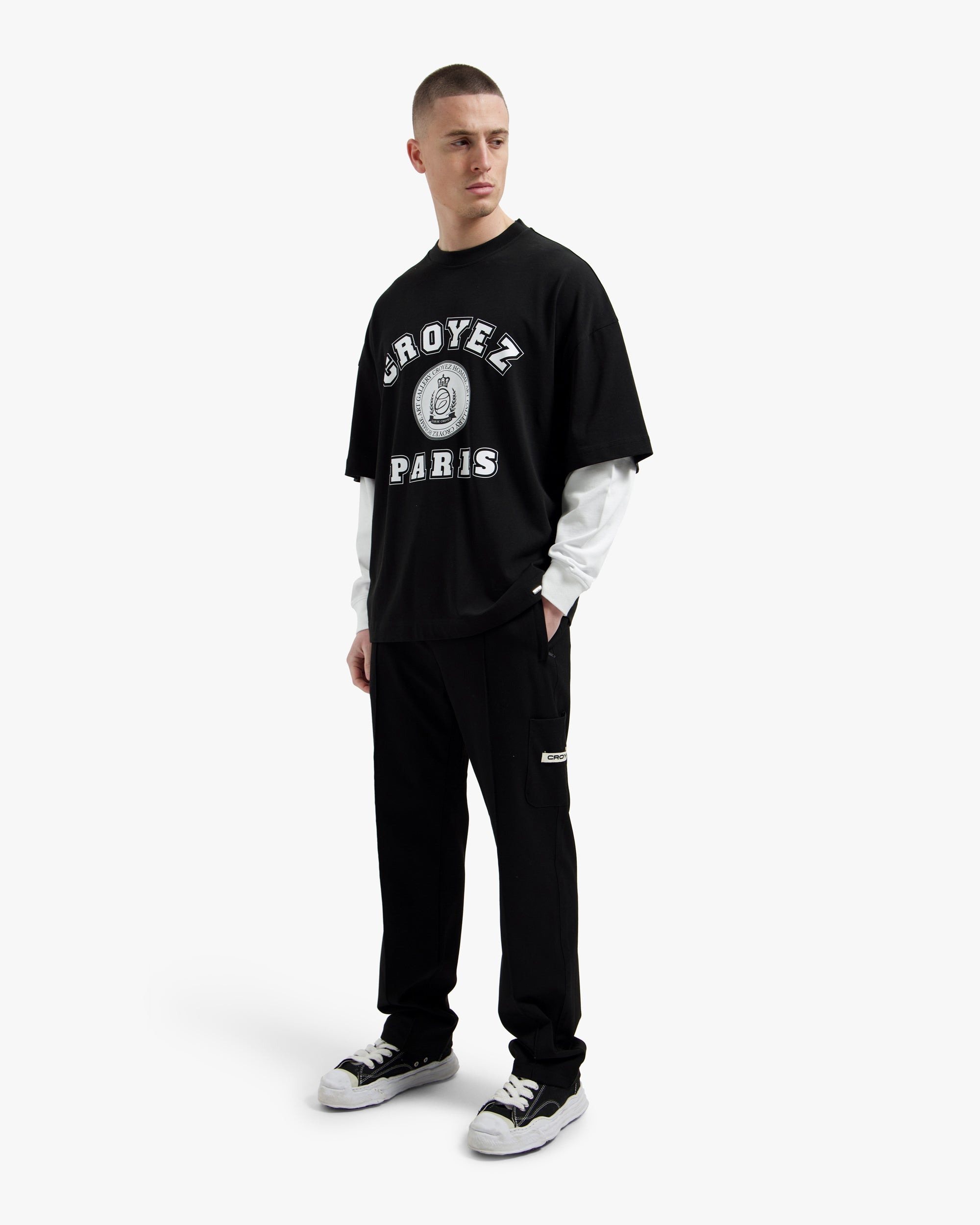 Croyez Bouclier Longsleeve - Vintage Black