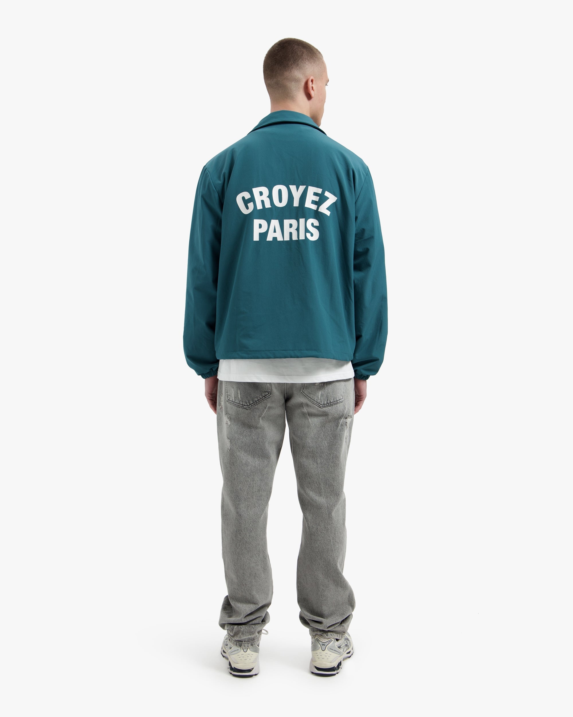 Croyez Paris Coach Jacket- Dark Teal