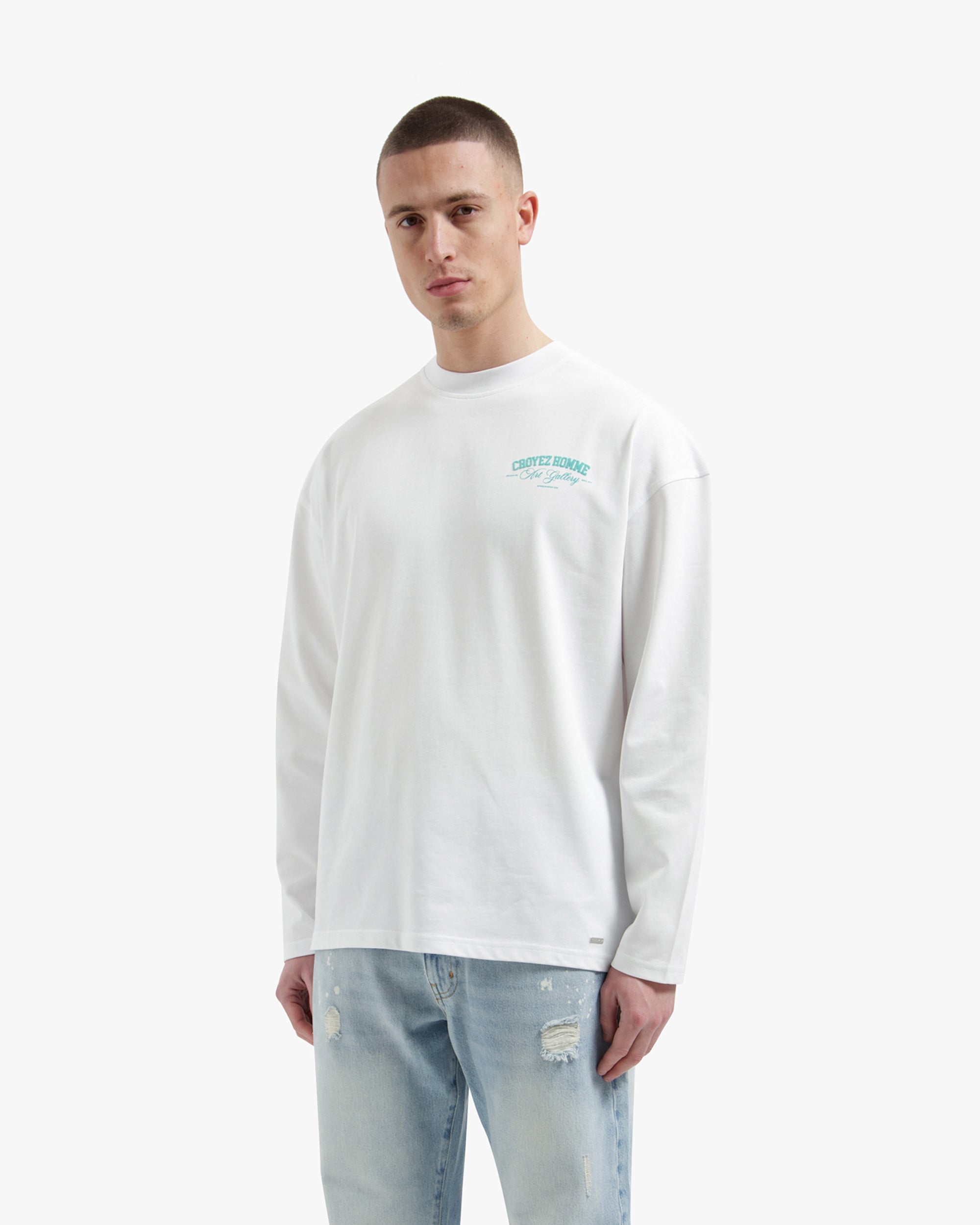 Croyez Art Gallery Longsleeve- Off-White