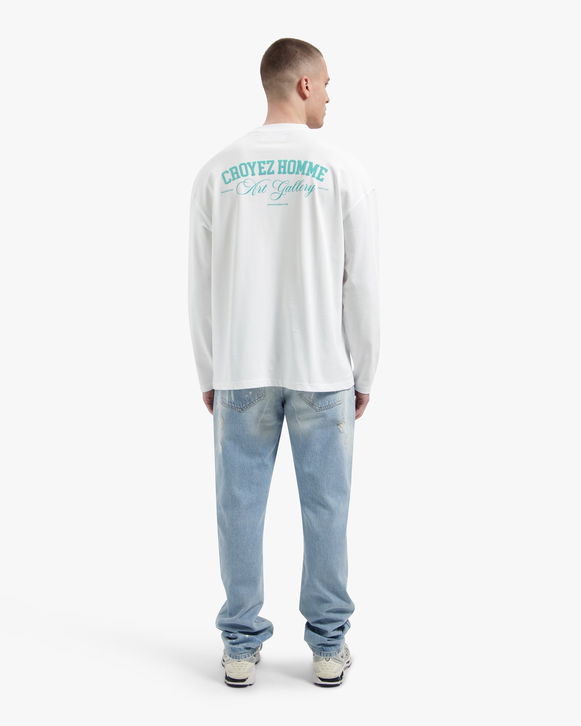 Croyez Art Gallery Longsleeve- Off-White