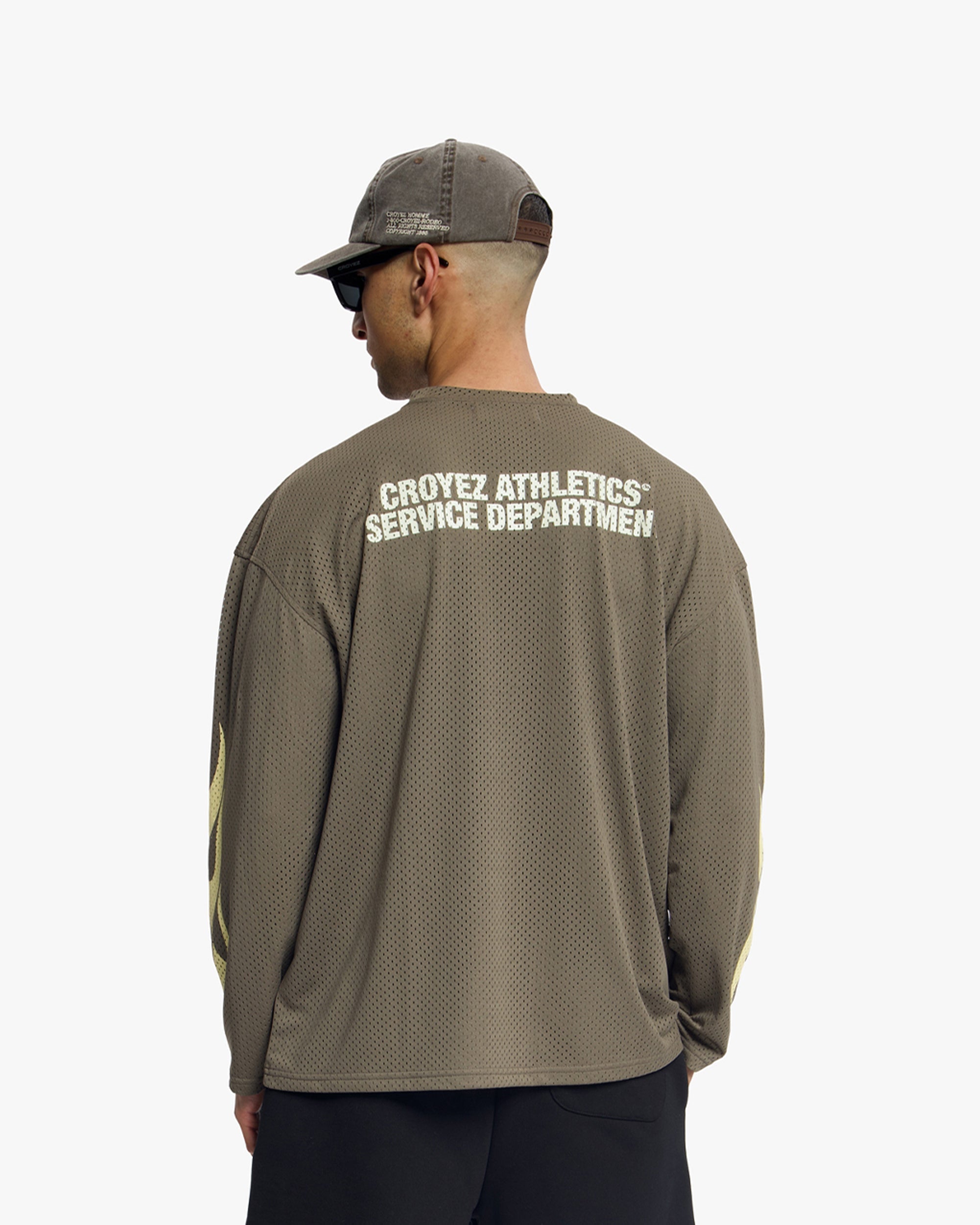 Croyez Service Dept Longsleeve- Washed Brown