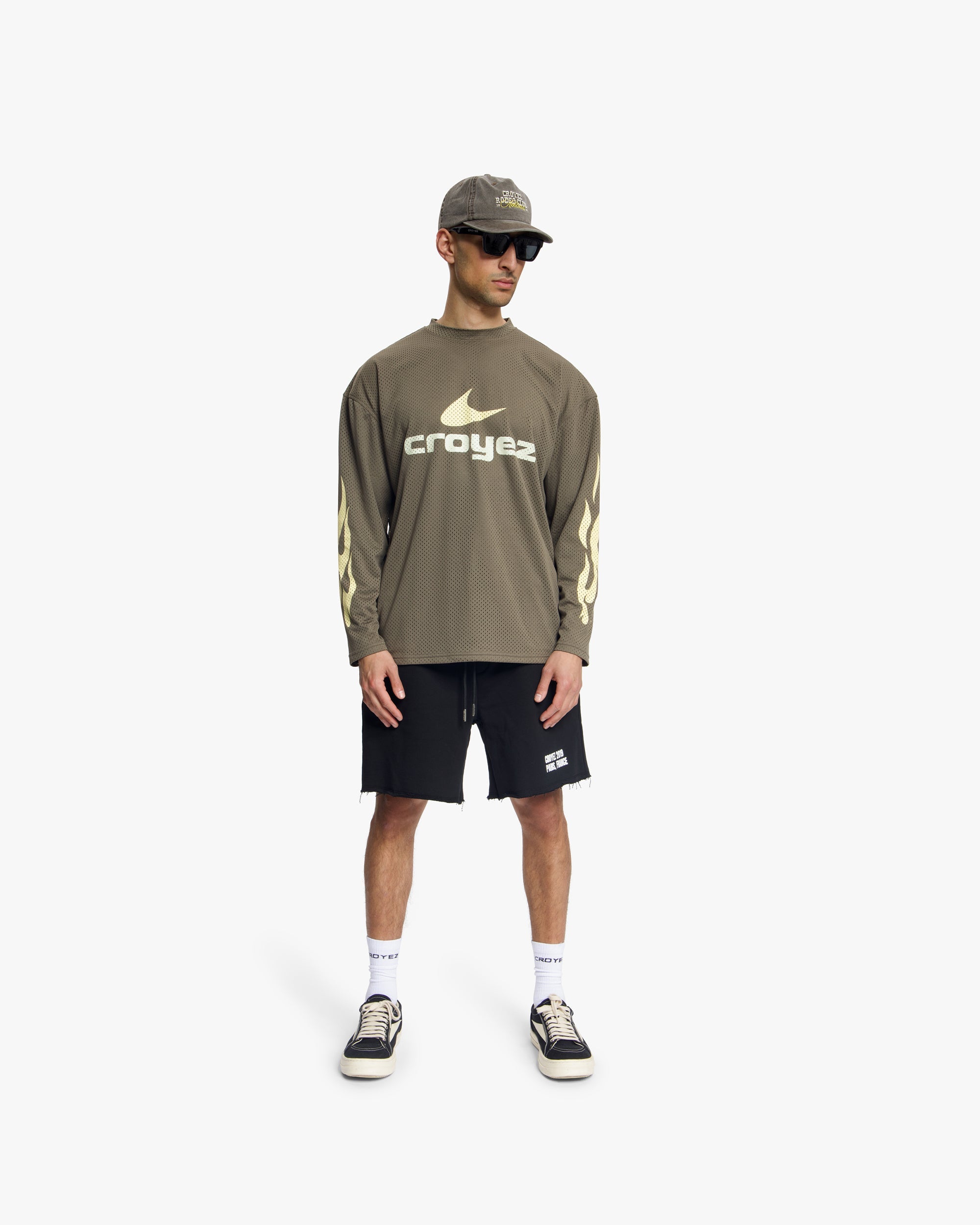 Croyez Service Dept Longsleeve- Washed Brown