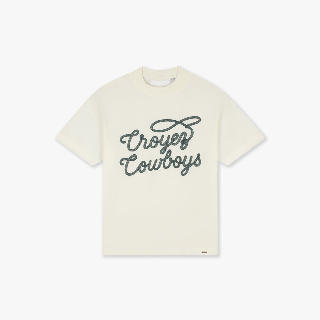 Croyez Cowboys T-Shirt- Off-White