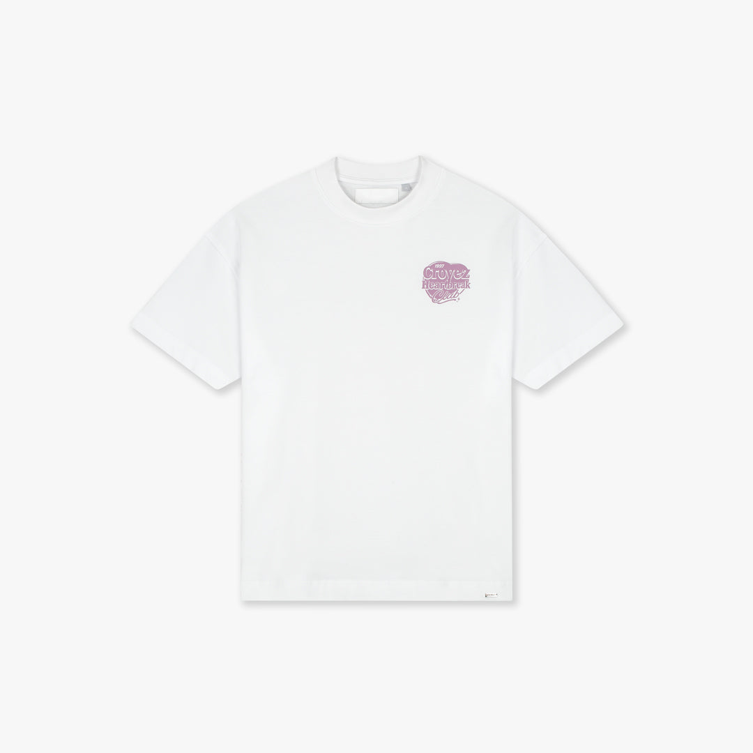Croyez Heartbreak Club T-Shirt- White