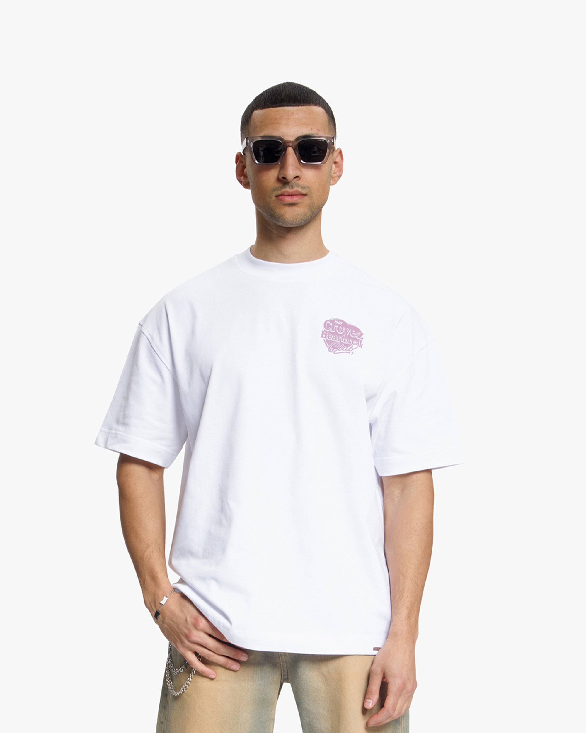 Croyez Heartbreak Club T-Shirt- White