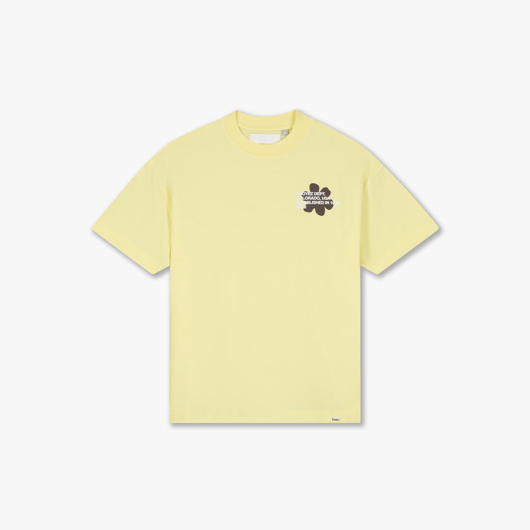 Croyez Silhouette T-Shirt- Butter Yellow