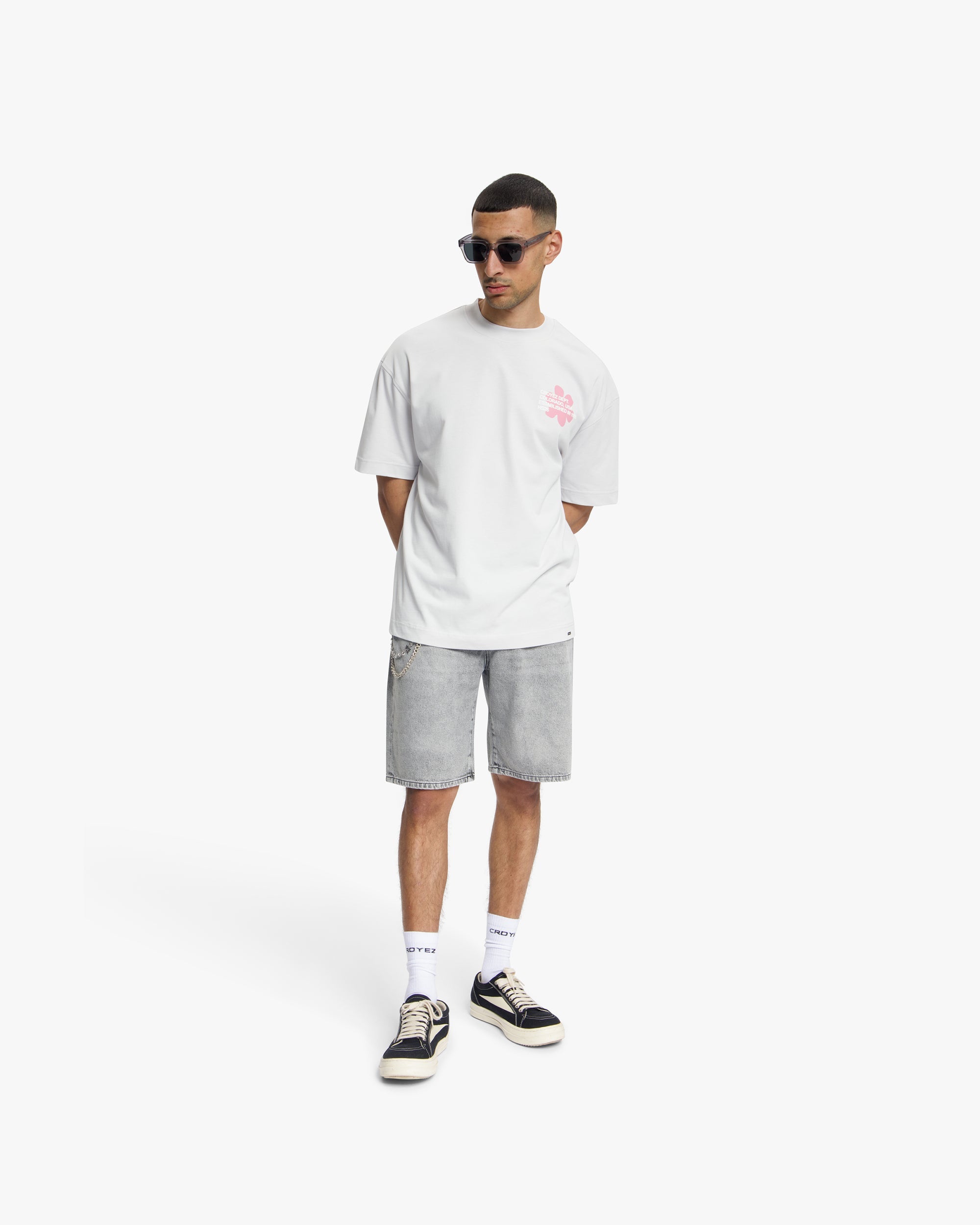 Croyez Silhouette T-Shirt- Grey