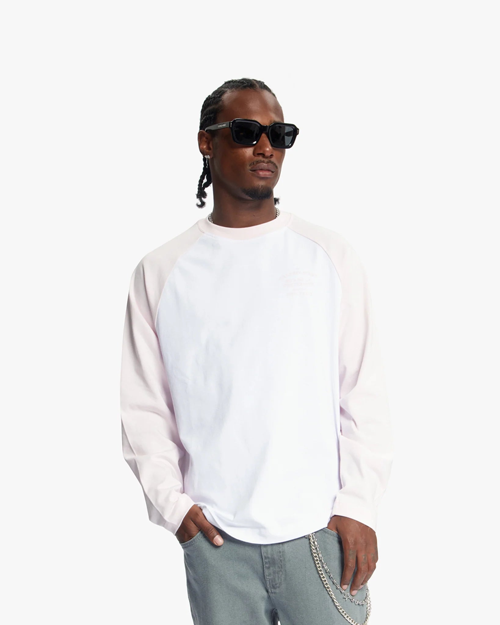 Croyez Raglan Longsleeve- White