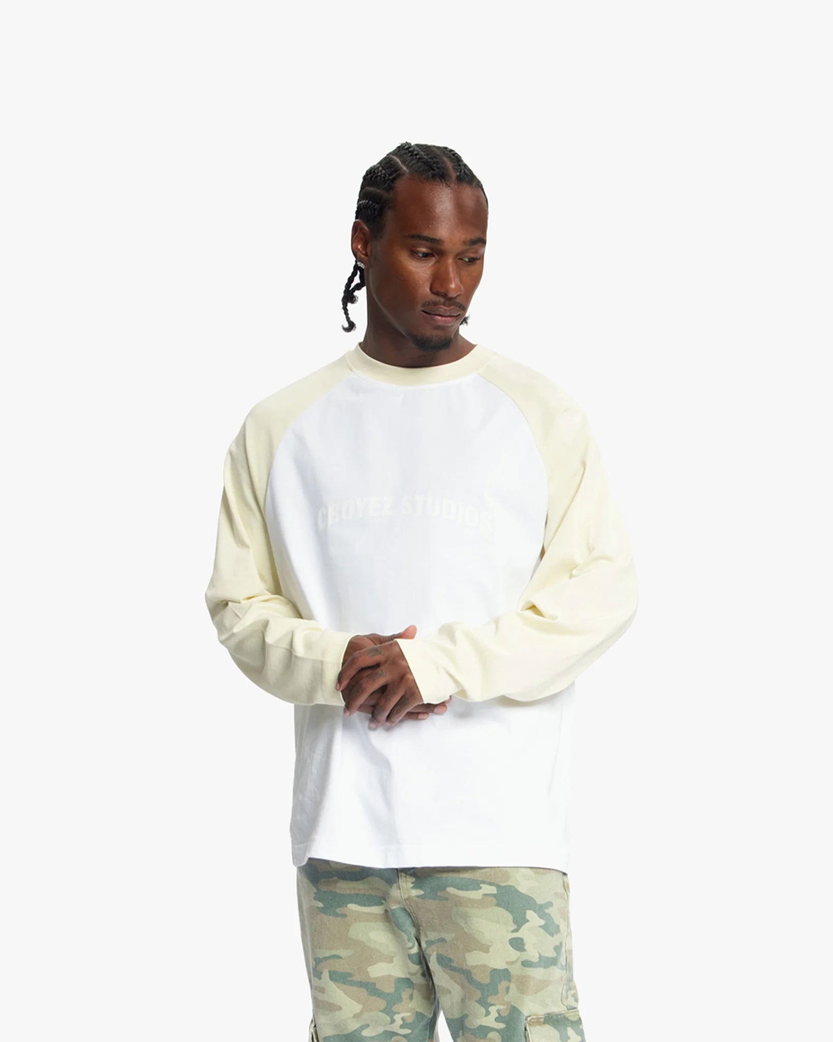 Croyez Two Tone Longsleeve- Light Yellow
