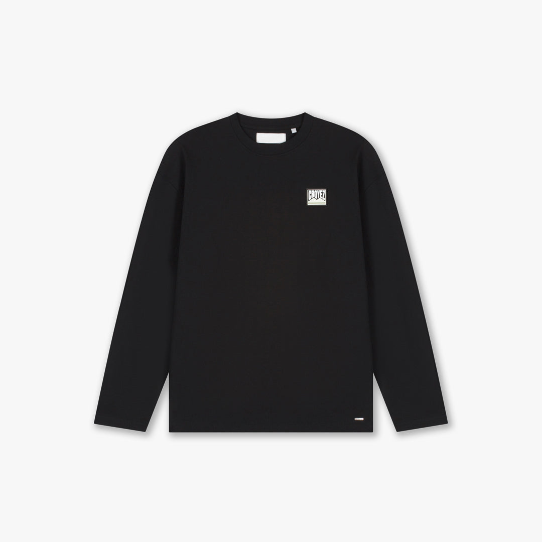 Croyez Patch Longsleeve T-Shirt- Black