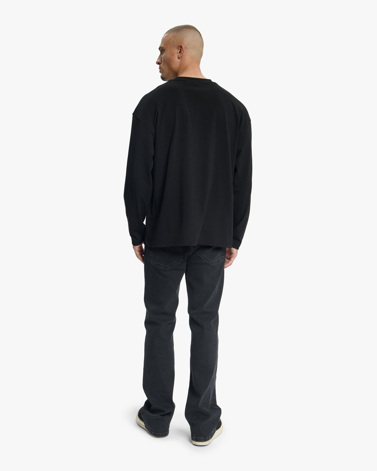 Croyez Patch Longsleeve T-Shirt- Black