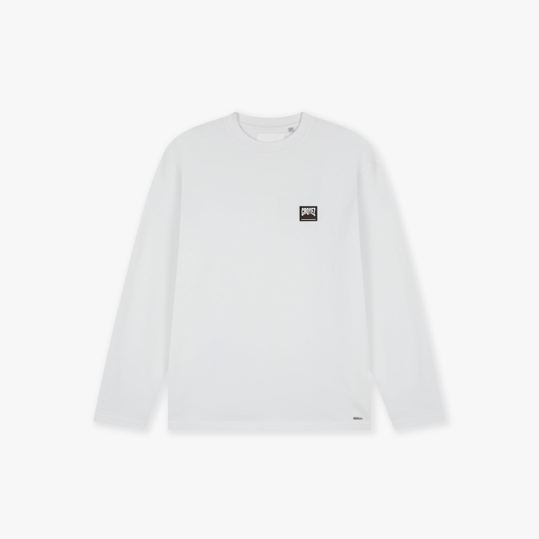 Croyez Patch Longsleeve T-Shirt- White