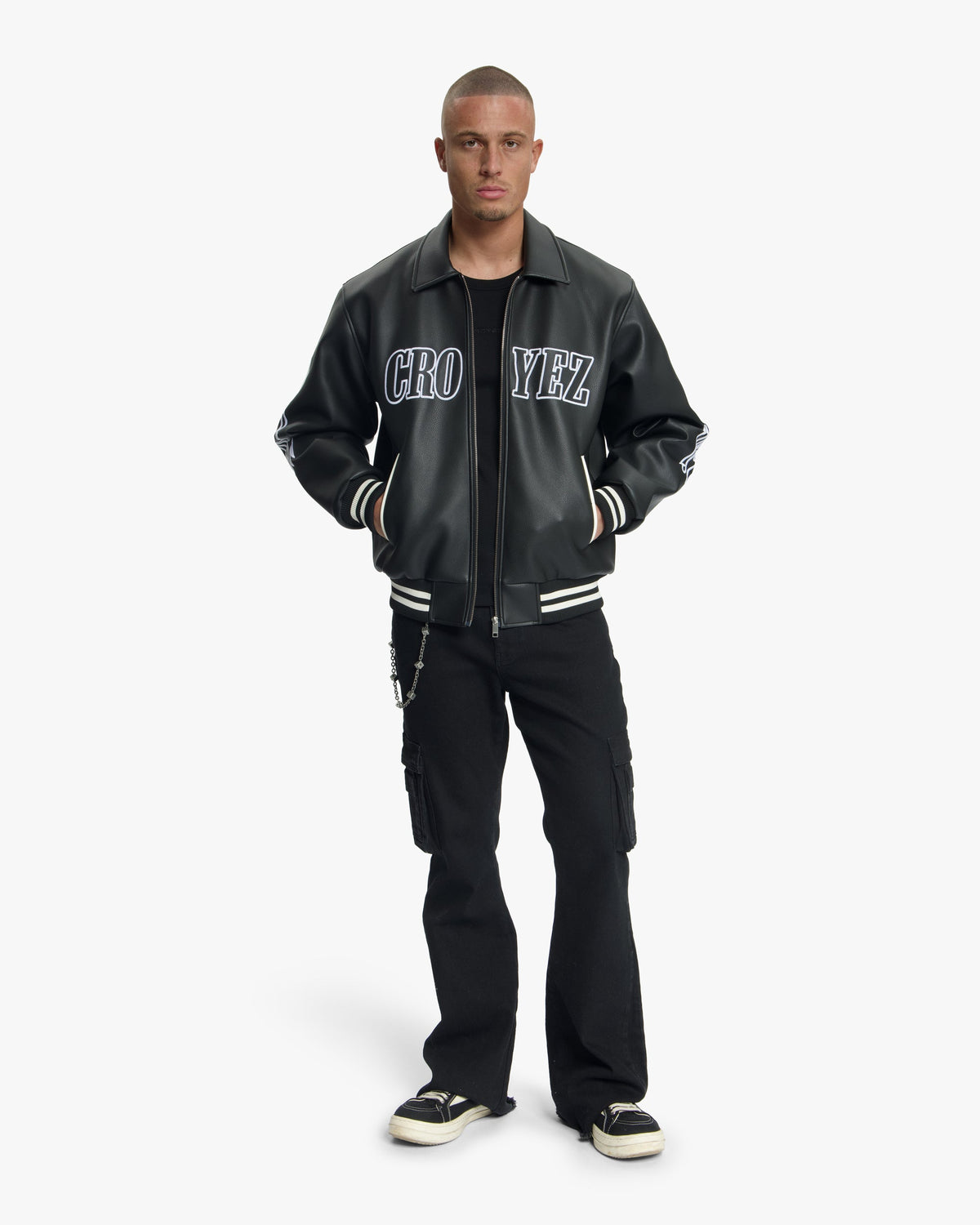 Croyez Studio Leather Jacket - Black